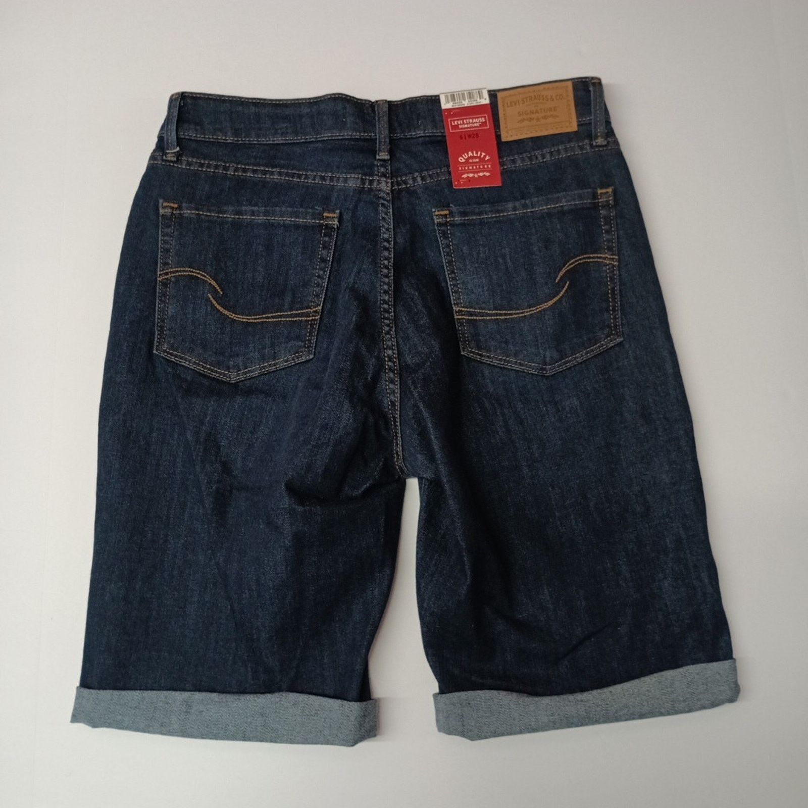 Levi's Levi Strauss Women's 9" Inseam Denim Shorts Size 6 W28 Blue Size 28" / US 6 / IT 42 - 6 Thumbnail