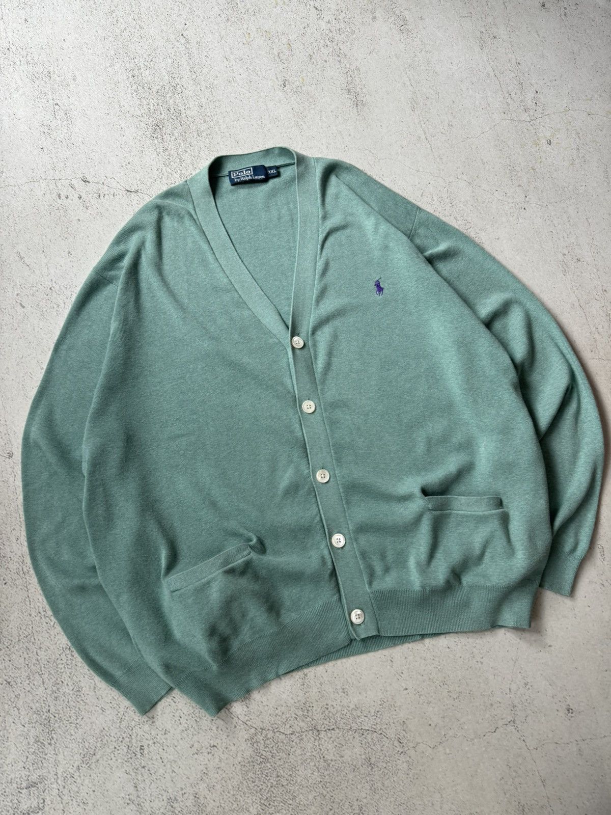 Polo Ralph Lauren × Ralph Lauren × Vintage Polo Ralph Lauren Vintage Cardigan Size US XXL / EU 58 / 5 - 3 Thumbnail