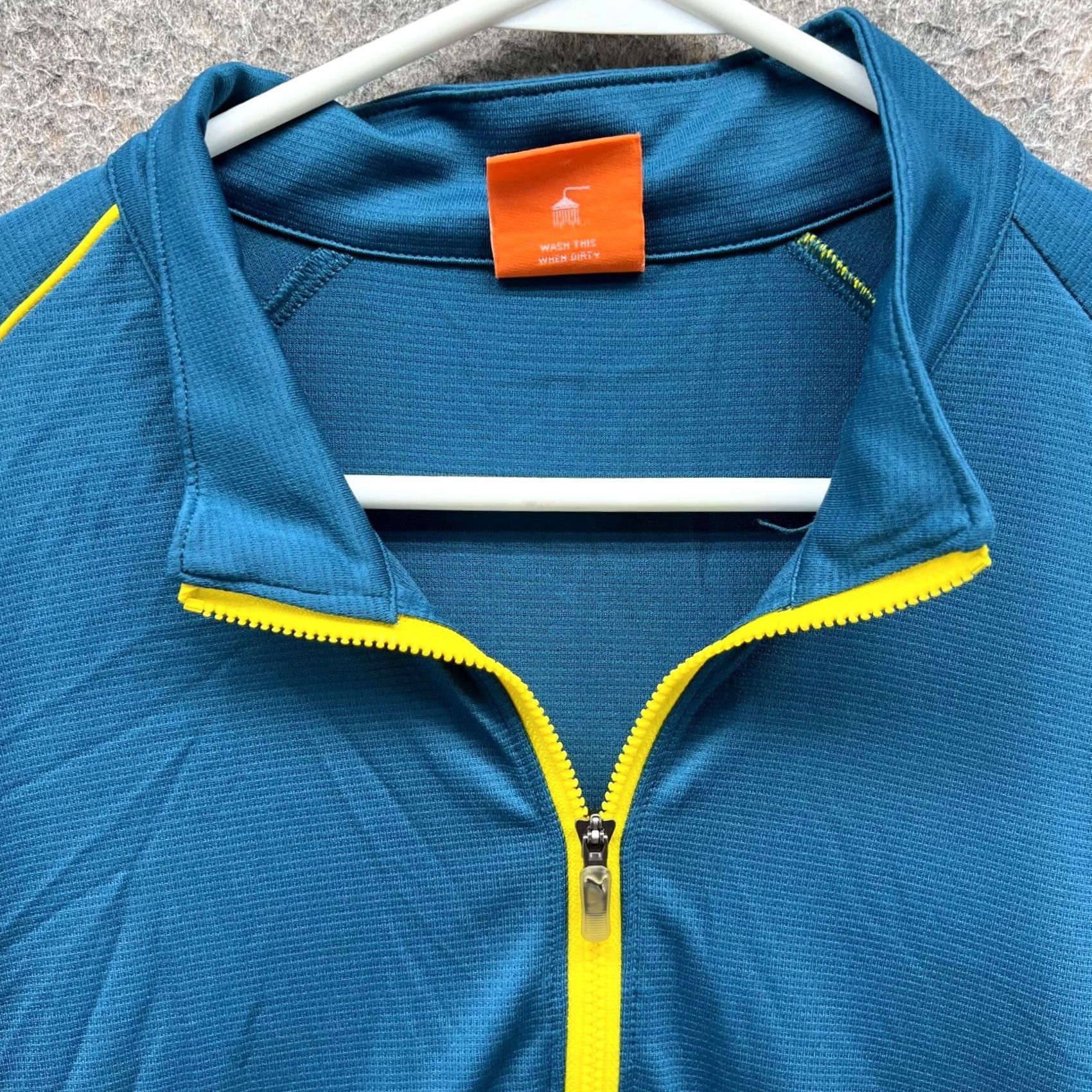 Puma PUMA Sweatshirt Mens XL Blue Quarter Zip Long Sleeve Pullover Athletic Tee Knit Mock Neck Logo Sweatshirt Pullover 1/4 Zip Sports Regular Fit Mens Size US XL / EU 56 / 4 - 7 Thumbnail