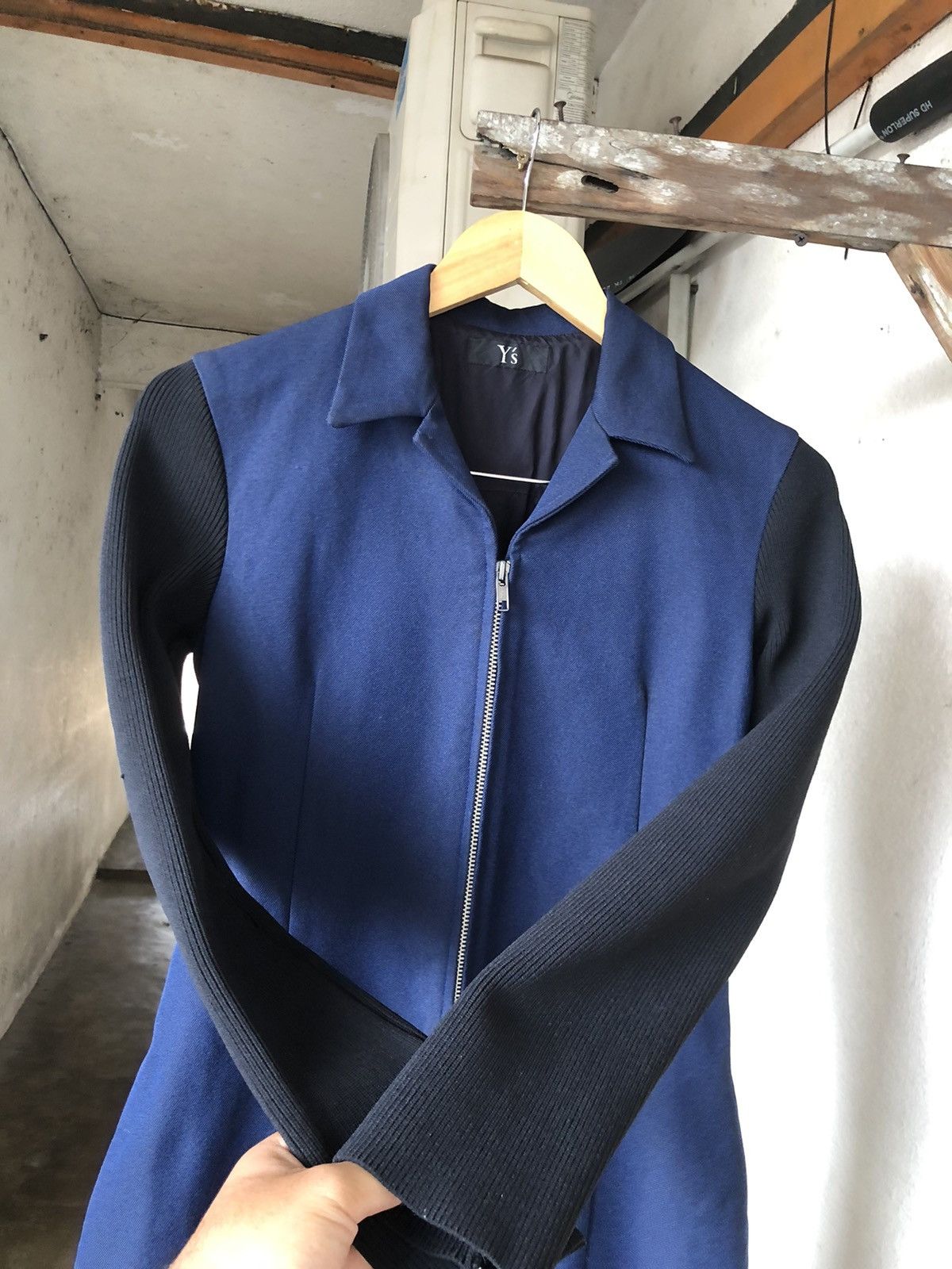 Yohji Yamamoto Rare❗️Ys Yohji Yamamoto Jacket Dress Women Autumn Zipper Size XS / US 0-2 / IT 36-38 - 8 Thumbnail