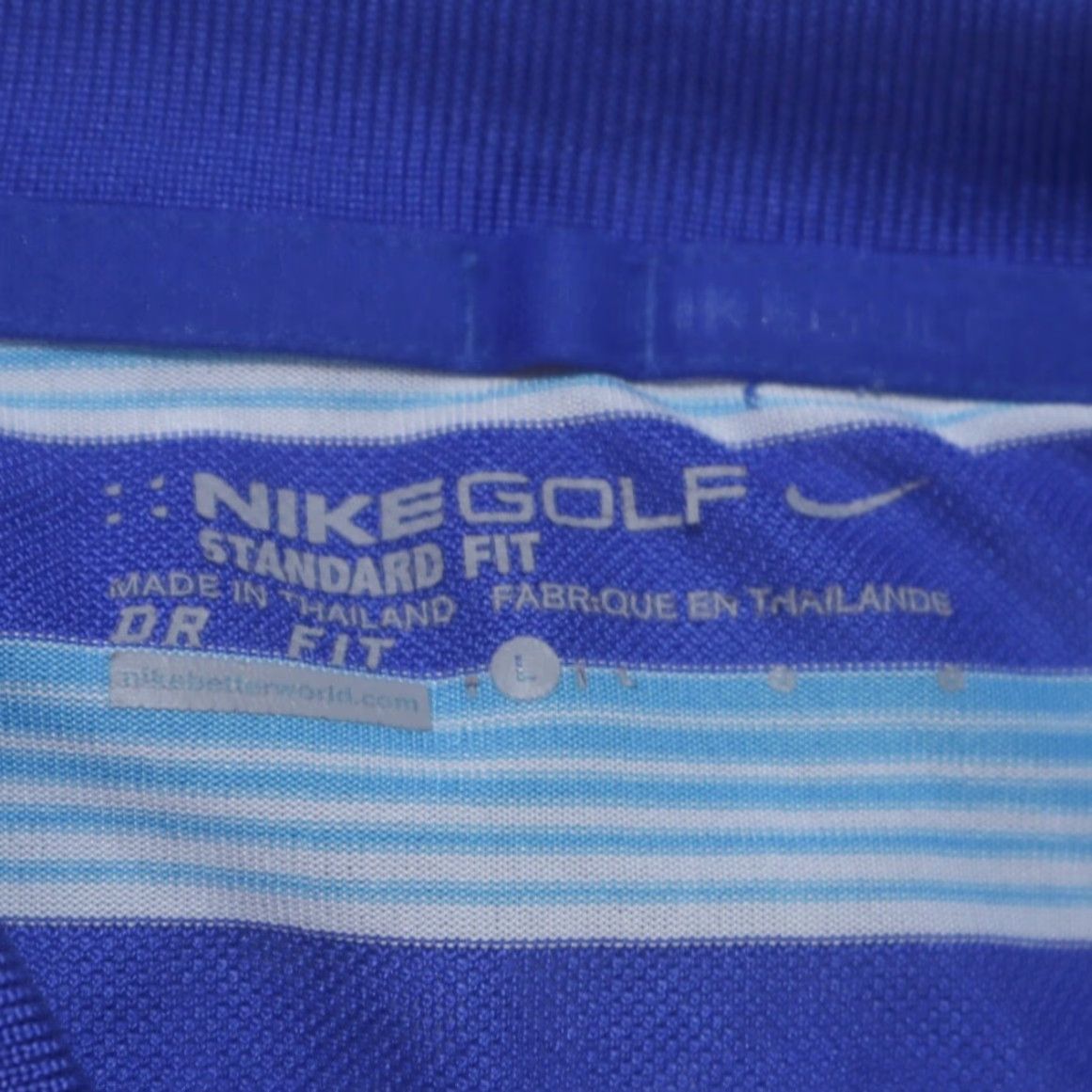 Nike Nike Dri-Fit Golf Jersey Polo Shirt Blue Men's L Size US L / EU 52-54 / 3 - 5 Thumbnail