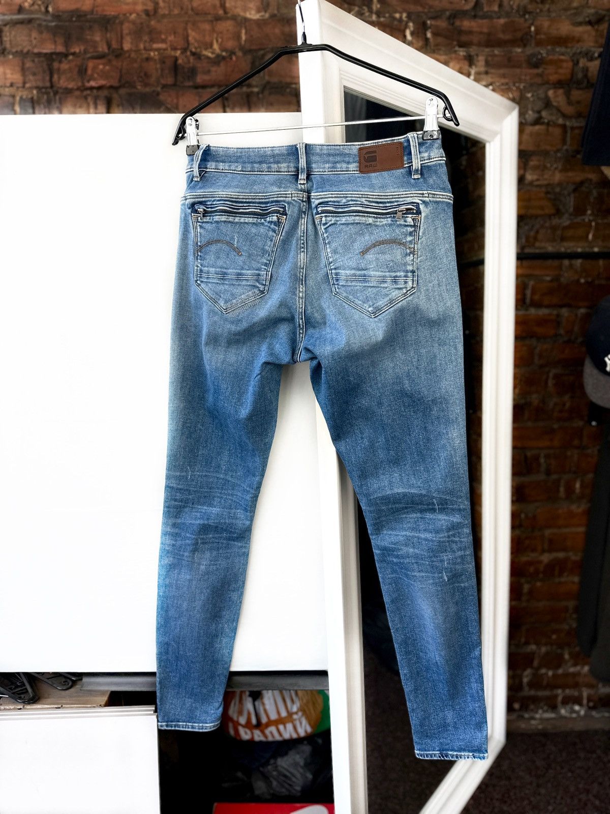 G-Star Women’s Jeans G-Star Raw Midge Zip Mid Skinny Blue Stretch Size 32" / US 10 / IT 46 - 8 Thumbnail