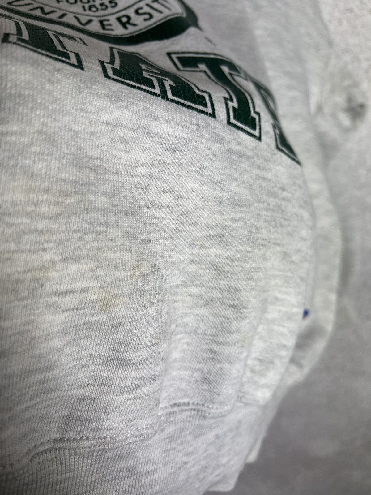 Russell Athletic Vintage 80s Russel Atlantic Michigan State University Hoodie Size US XL / EU 56 / 4 - 9 Thumbnail