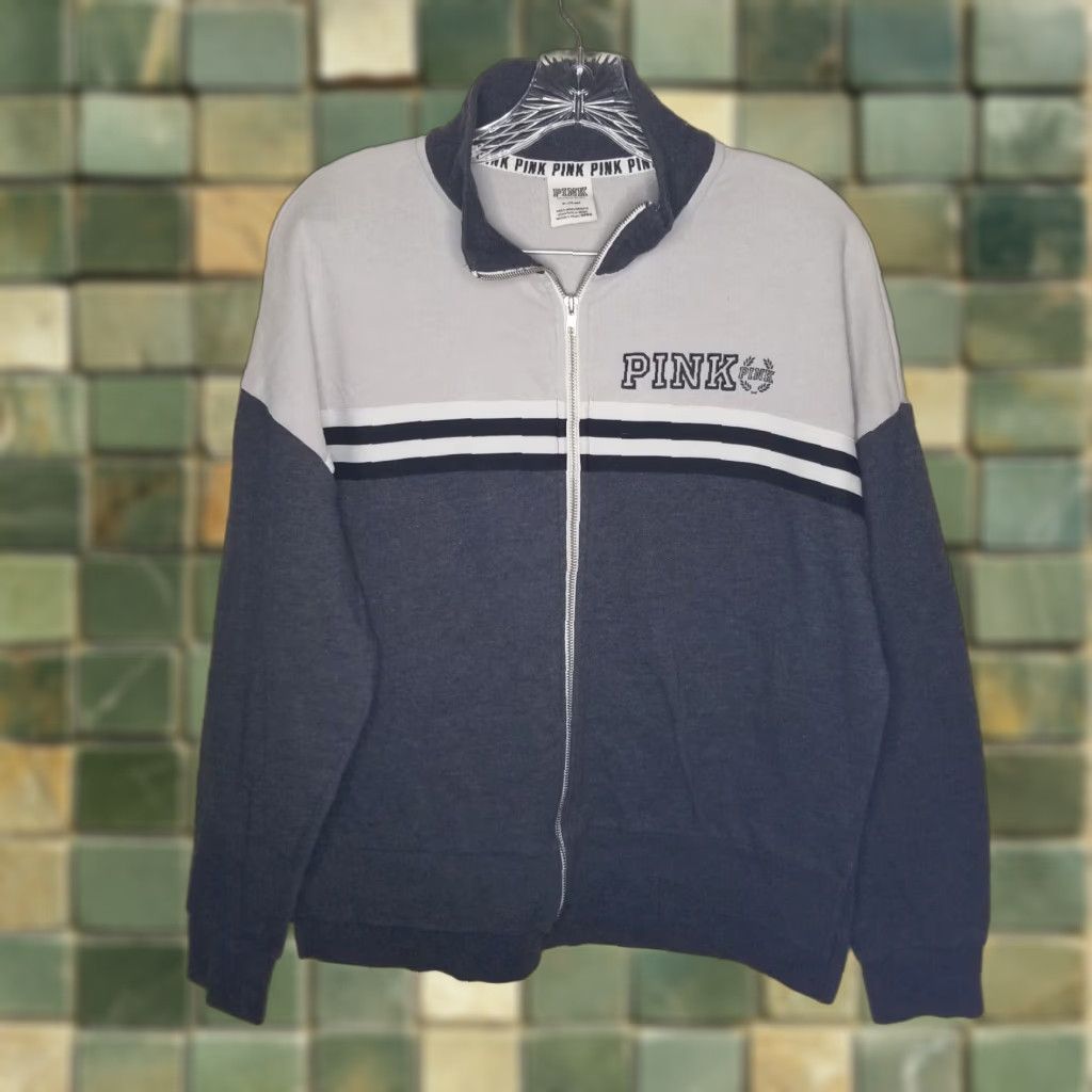 Pinko PINK Sweater Full Zip Women Size M Gray Blue Womens Size M / US 6-8 / IT 42-44 - 1 Thumbnail