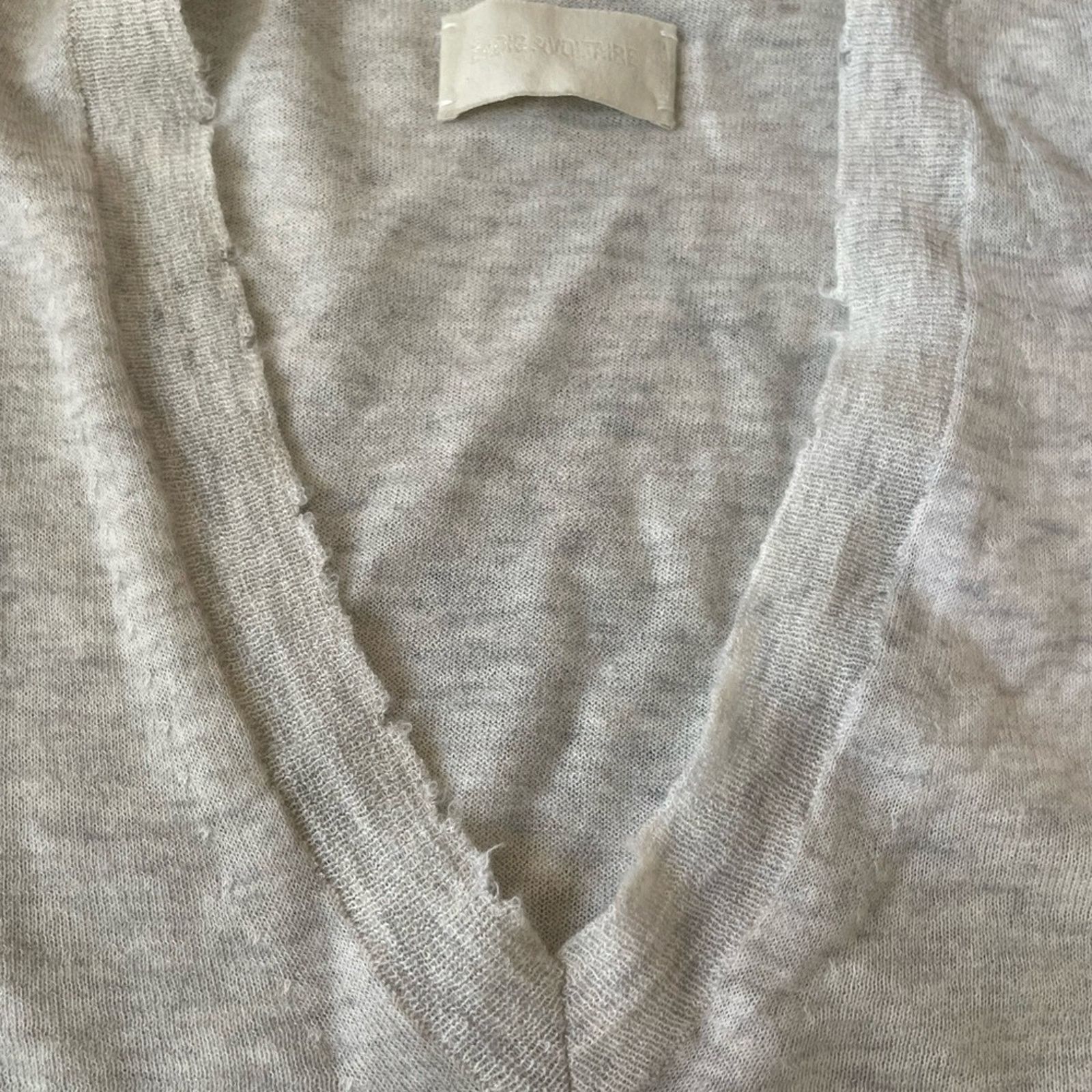 Zadig & Voltaire Happy Cp Cashmere Sweater from Zadig & Voltaire Size L / US 10 / IT 46 - 3 Thumbnail