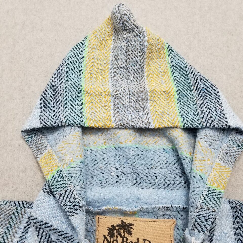 Other No Bad Days Hoodie Mens Small Stiped Pockets Pullover Size US S / EU 44-46 / 1 - 8 Thumbnail