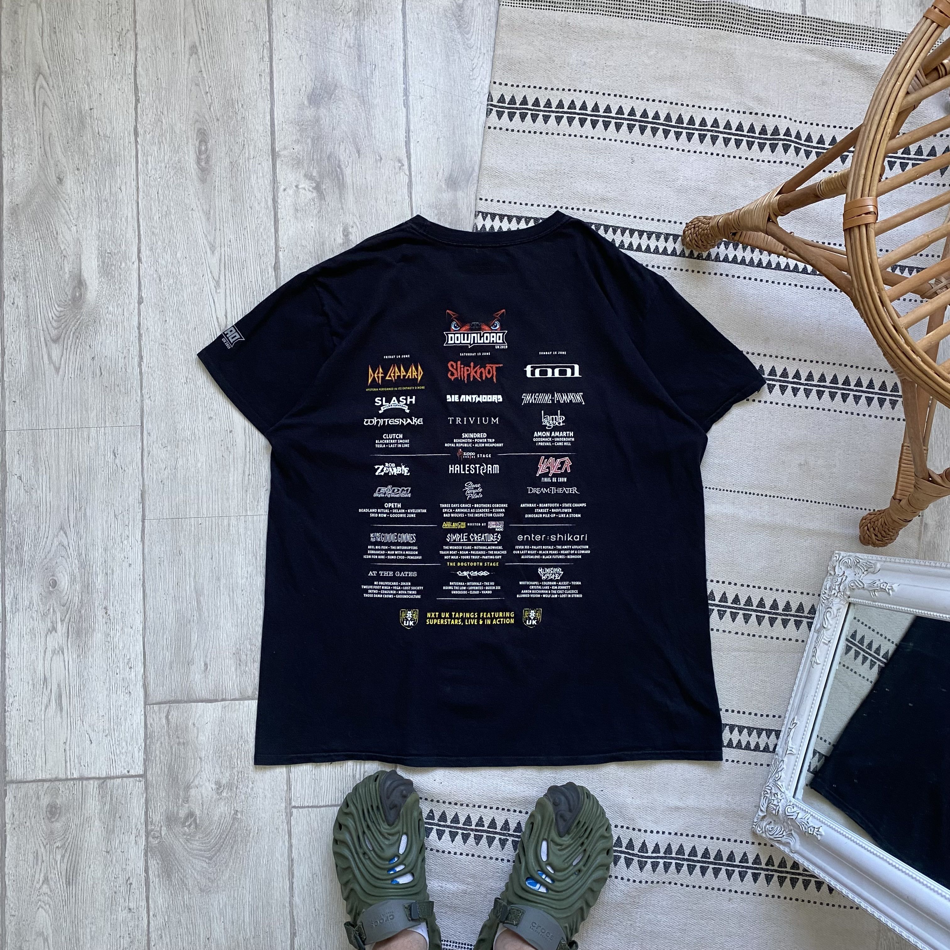 Band Tees 🎸 Def Leppard Slipknot Slayer Band tee Download fest merch Size US XL / EU 56 / 4 - 2 Thumbnail