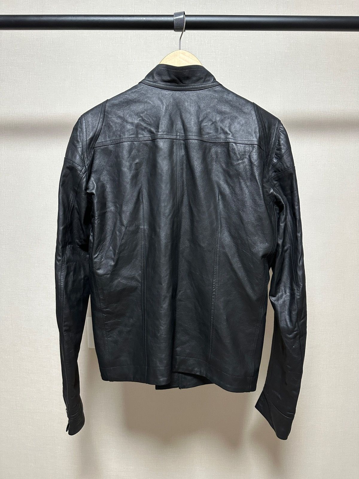 Rick Owens Rick Owens SS21 Black PHLEGTHON IES leather jacket Size US S / EU 44-46 / 1 - 2 Thumbnail