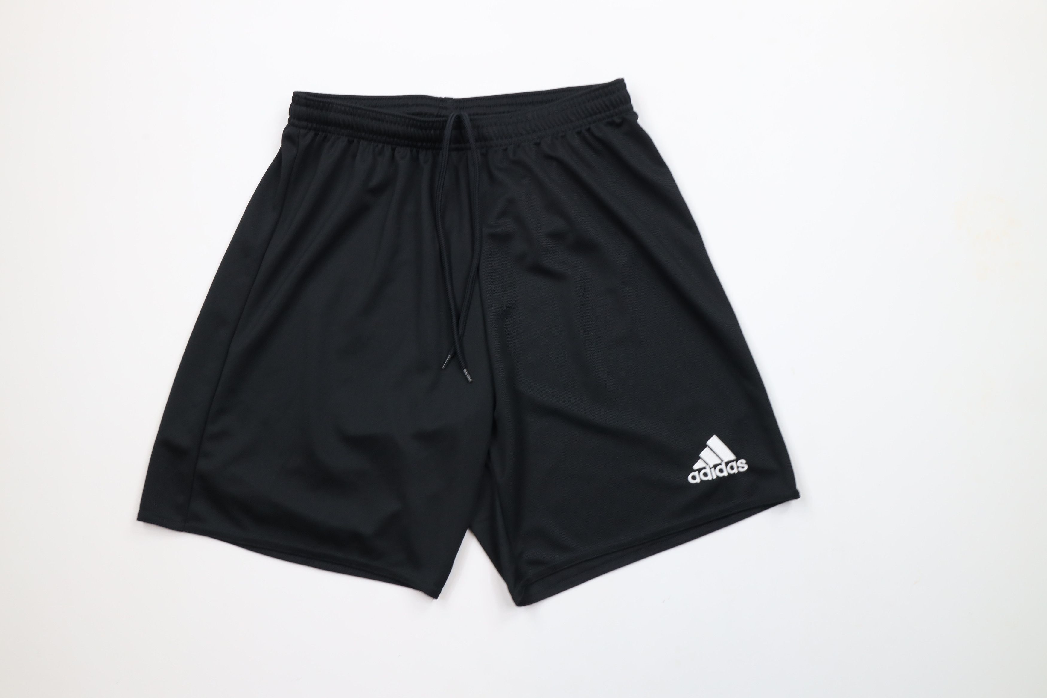 Adidas × Vintage Vintage Adidas Spell Out Running Jogging Soccer Shorts Black Size US 32 / EU 48 - 1 Thumbnail