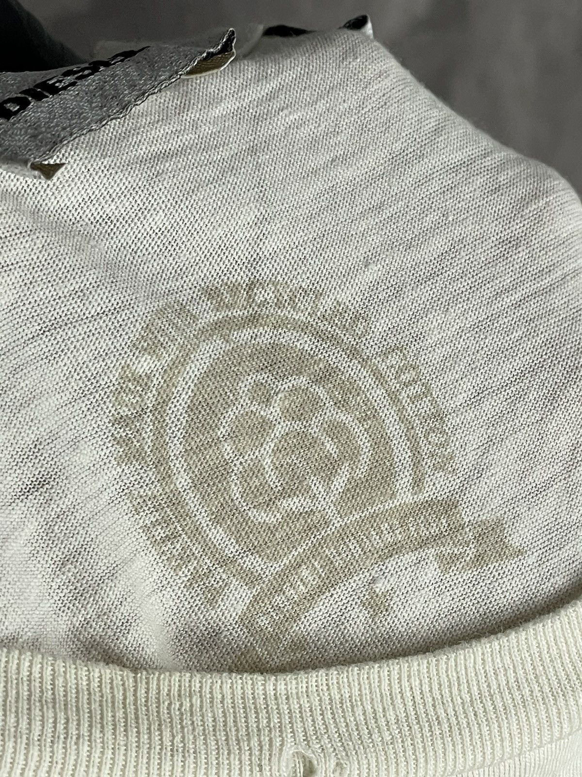 Diesel × Vintage DIESEL AVANT GARDE ZEBRA Y2K CRAZY OVERPRINT SPELL LOGO Tee🦓 Size US L / EU 52-54 / 3 - 11 Thumbnail