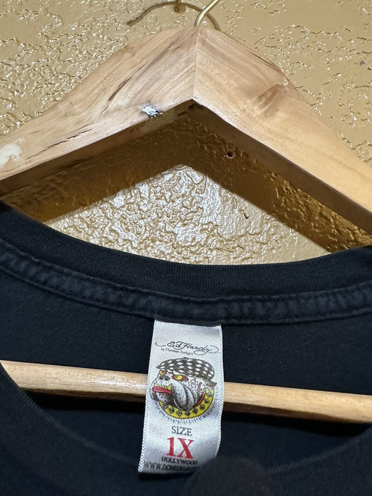 Affliction × Ed Hardy × Vintage Rare Y2K Ed Hardy Christian Audigier Rose T Shirt 1X Size XL / US 12-14 / IT 48-50 - 8 Thumbnail