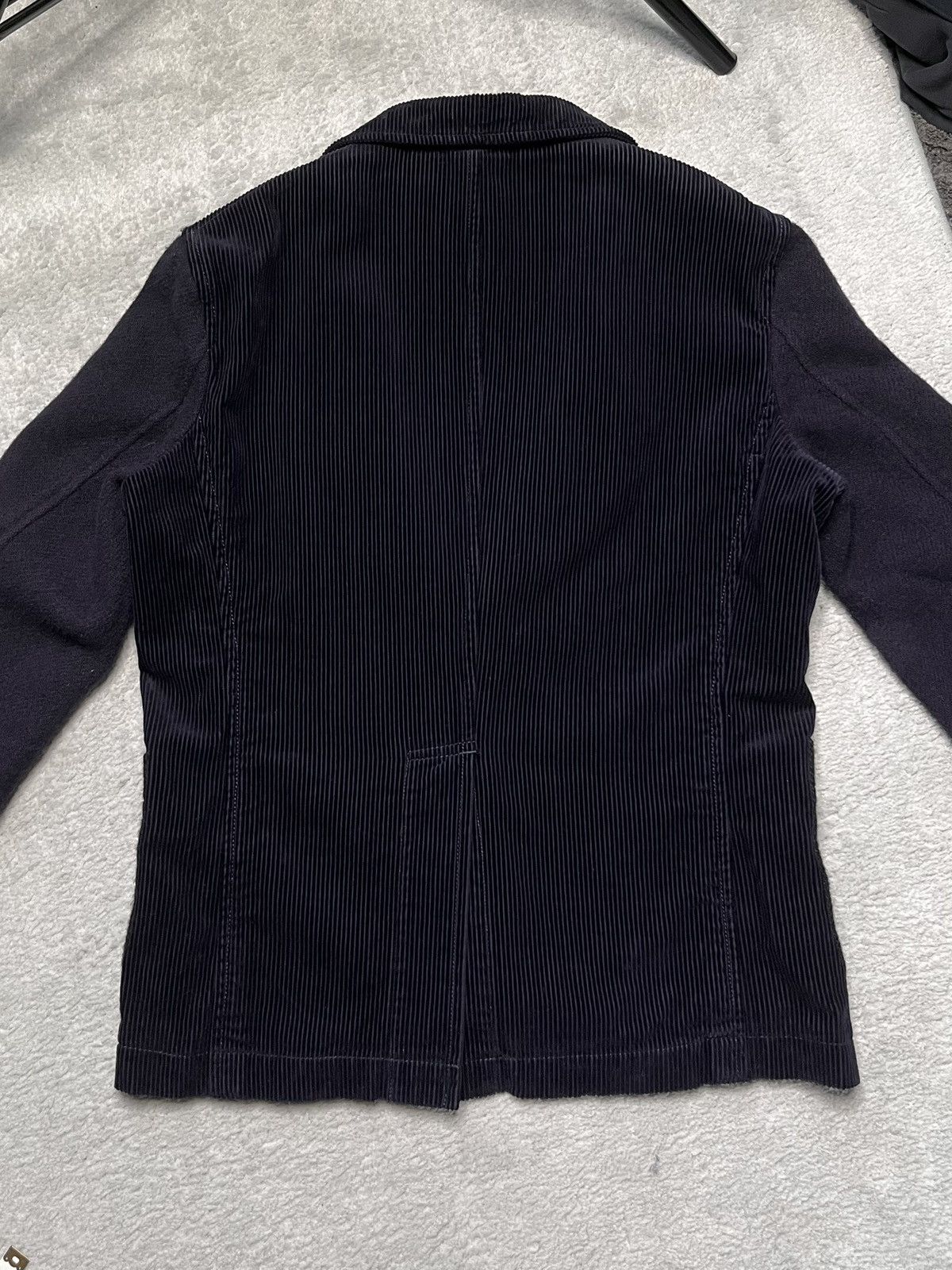 Comme des Garcons Vintage Navy Basic Comme Des Garcons Designer blazer Size S Size 46R - 6 Thumbnail