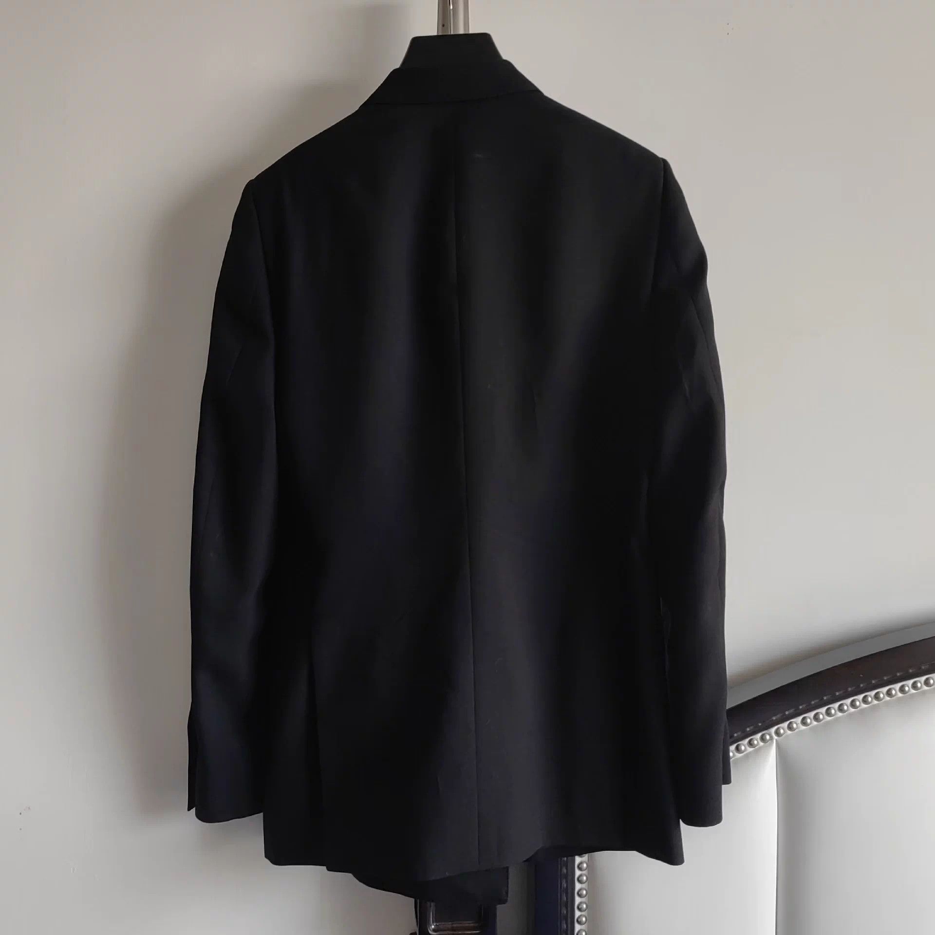 Celine CELINE by Hedi Slimane 20ss Classic DB Black Suit 46 Size 46S - 2 Thumbnail