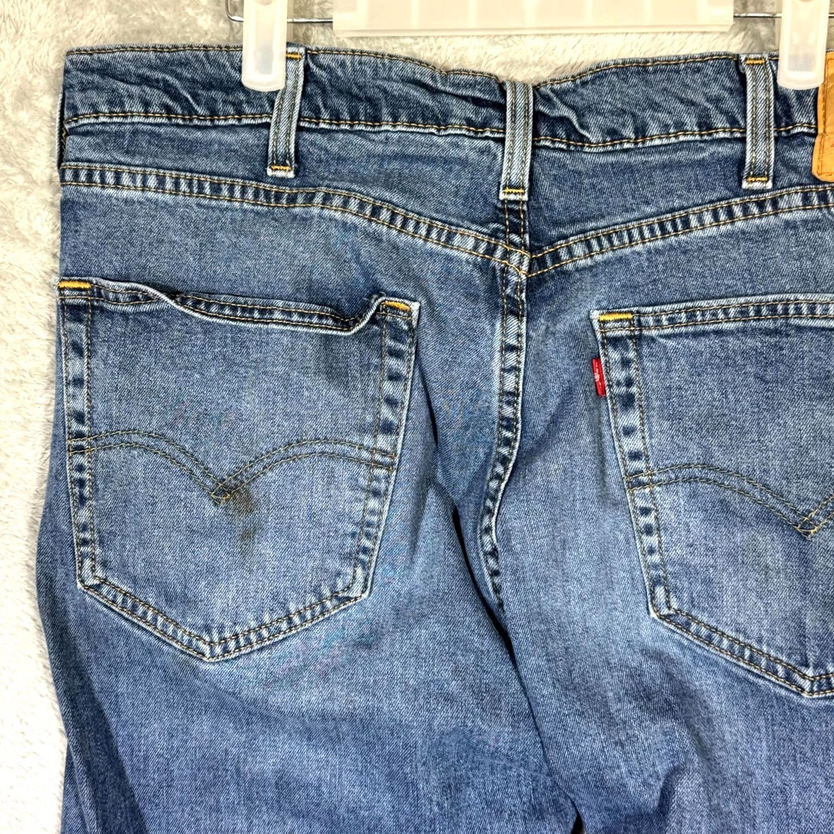 Levi's Levi’s 505 Men’s Jeans 38x30 Blue Denim Stretch Mid-Rise Straight Leg Jeans Men’s 505 Levi’s Blue Denim Stretch Mid-Rise Straight Leg 38x30 Size US 38 / EU 54 - 7 Thumbnail