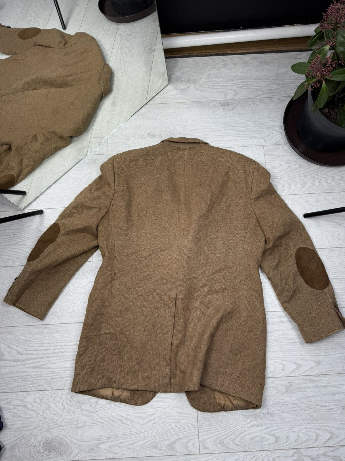 Burberry × Vintage Vintage Burberry Cashmere Rare Luxury Blazer Jacket Size 42R - 10 Thumbnail