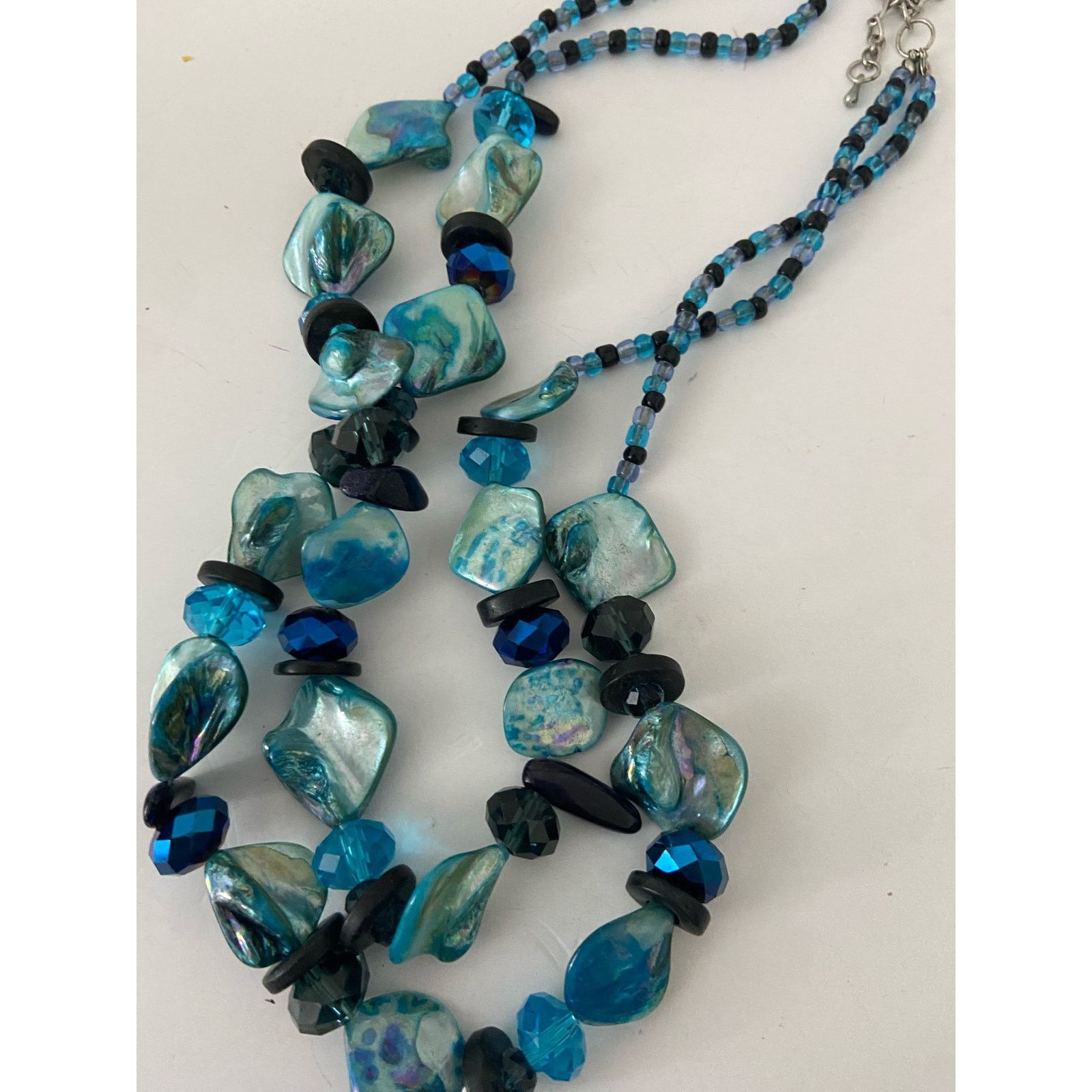 Other bright blue shell bead necklace Size ONE SIZE - 5 Thumbnail