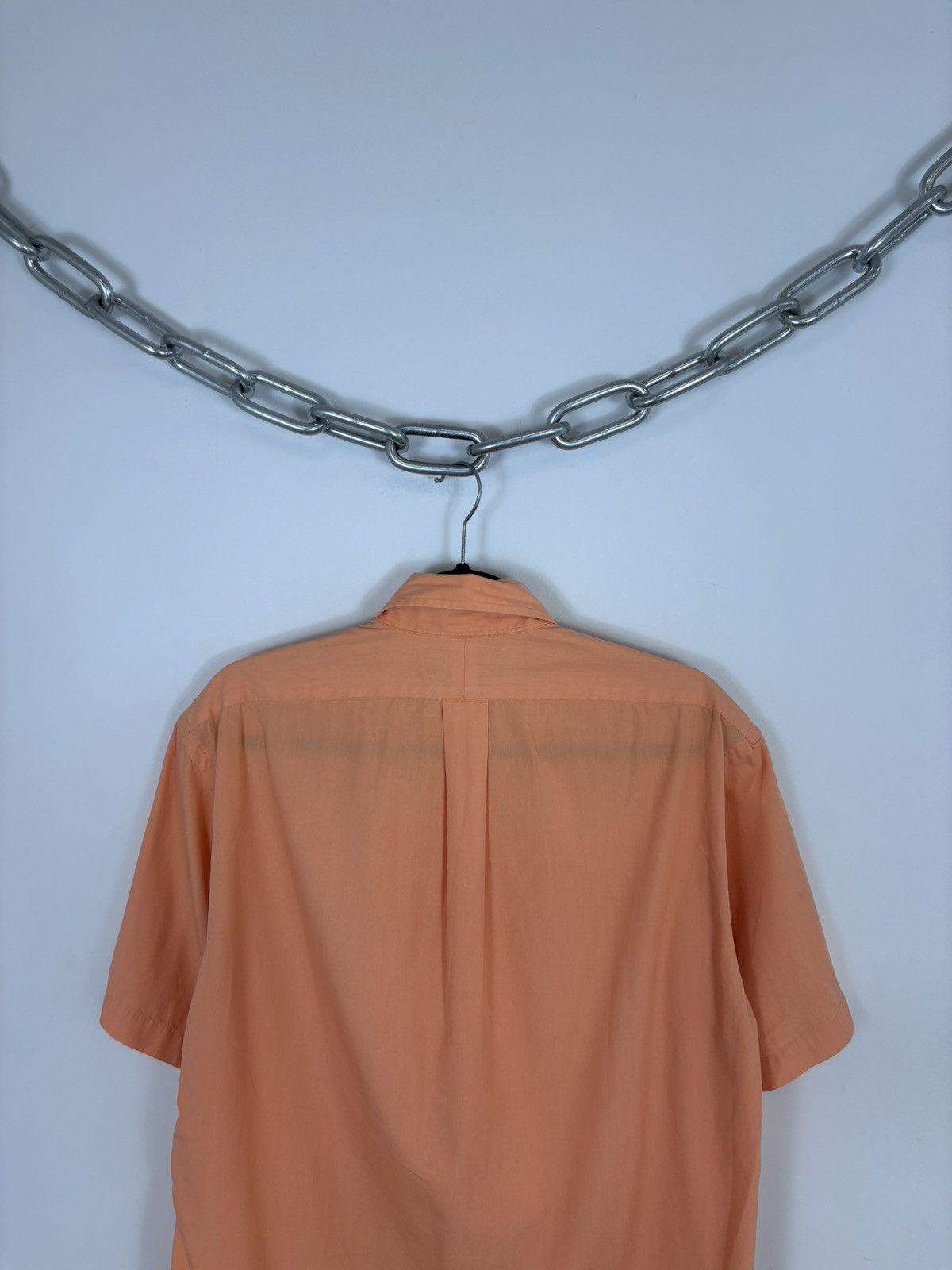 Ralph Lauren Ralph Lauren Vintage Men’s Blake Orange Short Sleeve Shirt Size US L / EU 52-54 / 3 - 15 Thumbnail