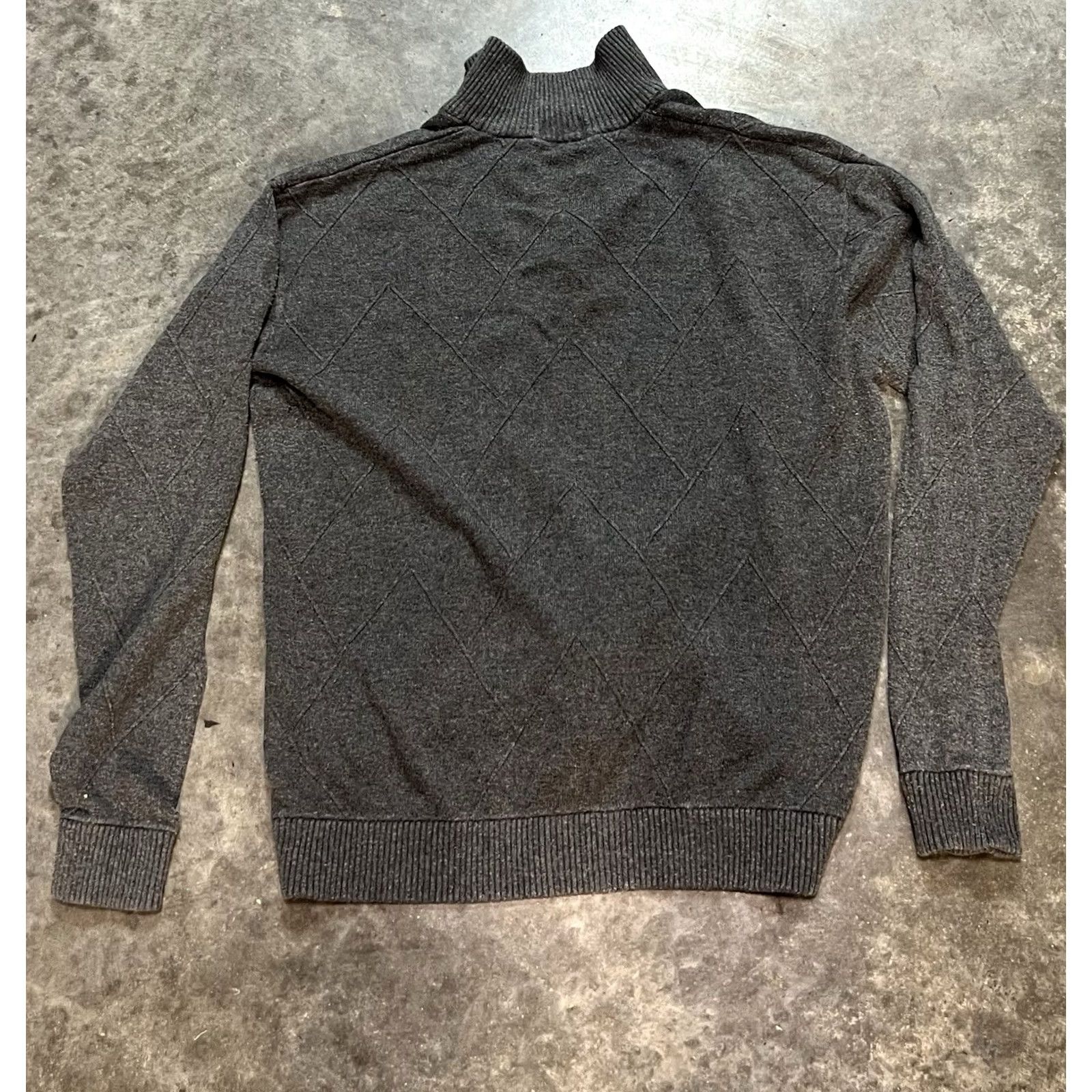 Vintage Riscatto Sweater Mens M Gray Cotton Cashmere Blend Zip Neck Size US M / EU 48-50 / 2 - 6 Thumbnail
