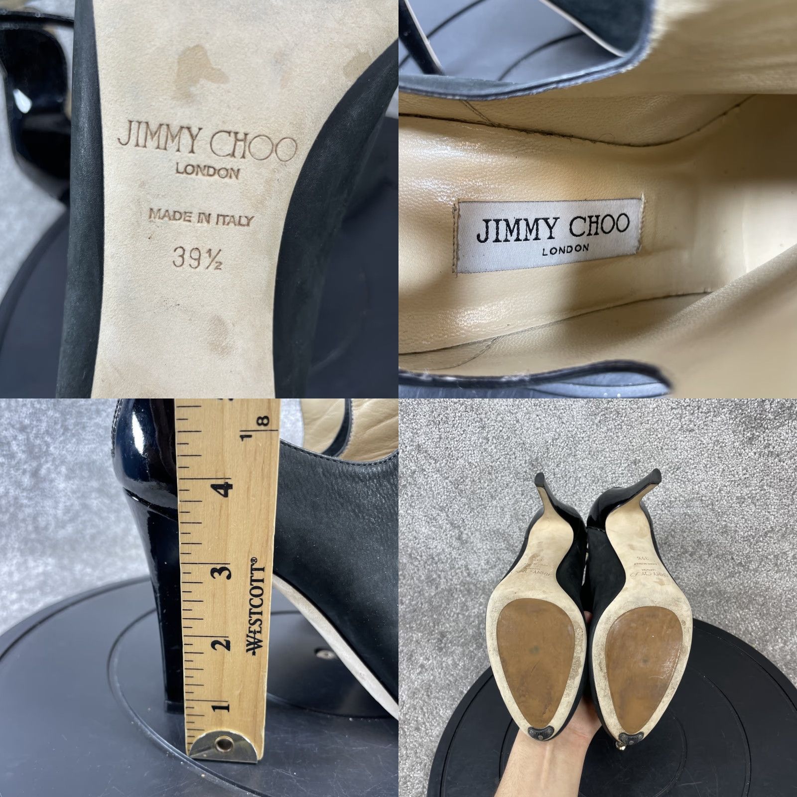 Jimmy Choo VINTAGE Jimmy Choo Boots Women Size 39.5 EU 9 US Suede Ankle Bootie Zipper High Heel Fall Winter Size US 9 / IT 39 - 8 Thumbnail