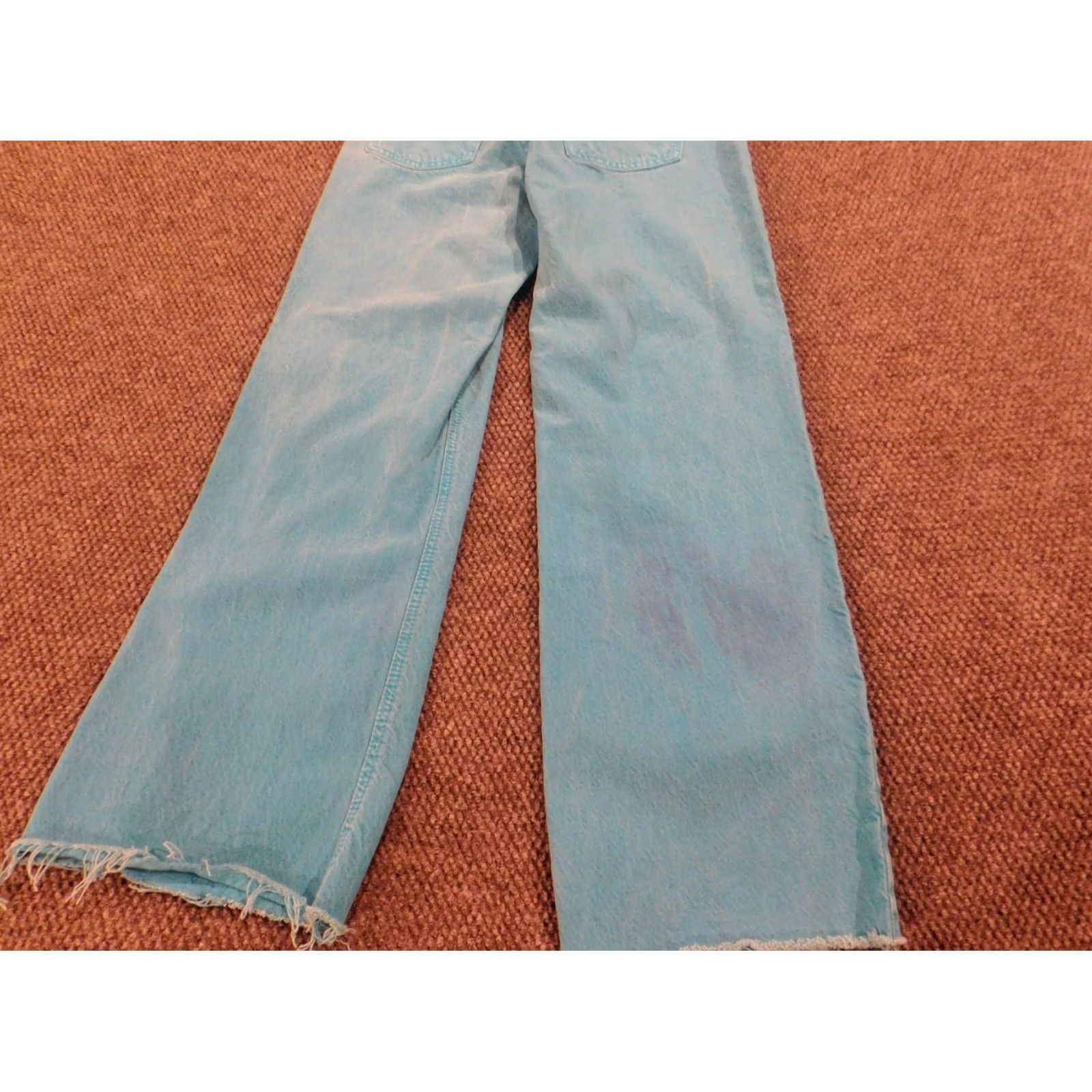 Zara Zara Womens Jeans 6 Blue denim casual straight slim fit Size 28" / US 6 / IT 42 - 7 Thumbnail