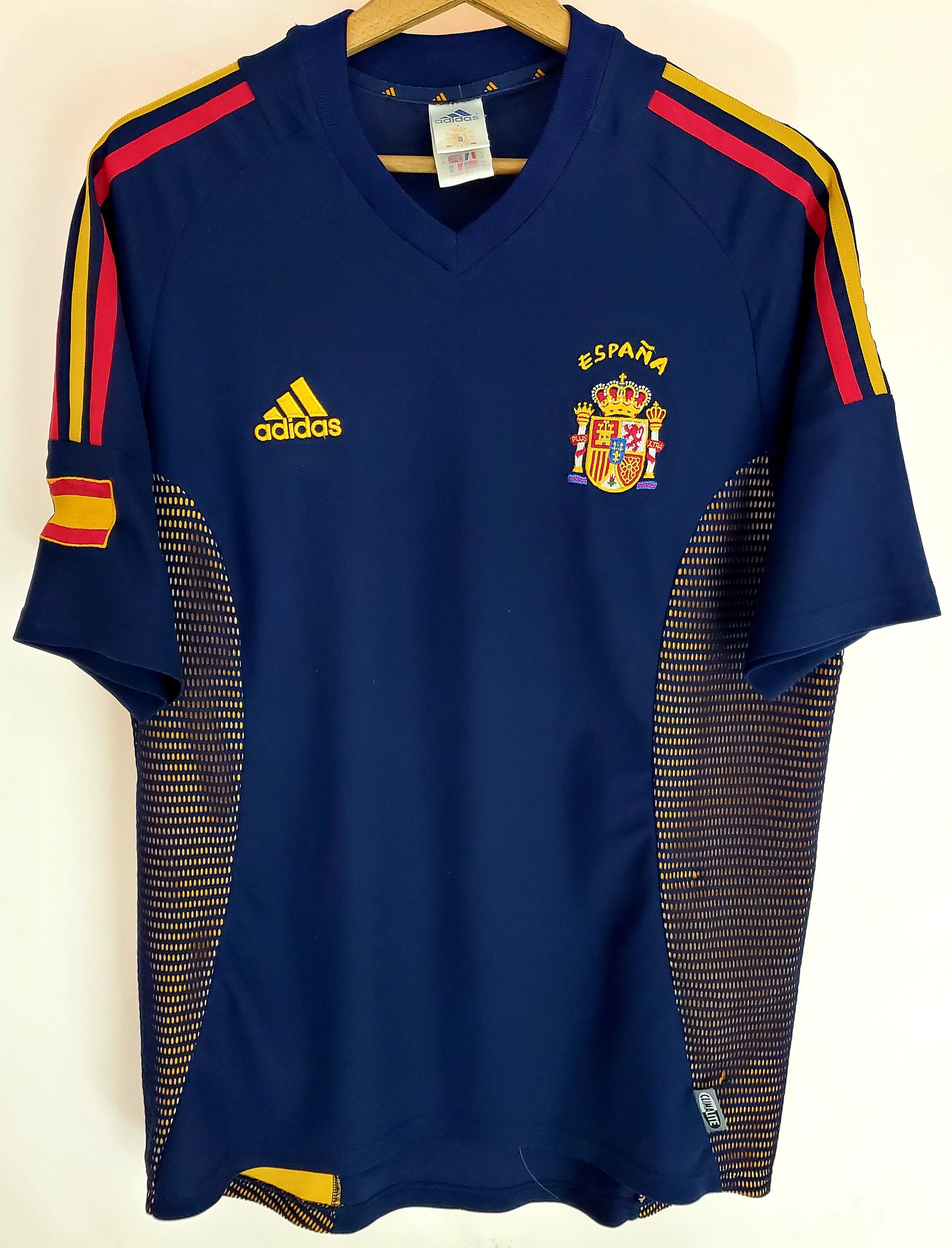 Adidas Vintage SPAIN 2002 2004 THIRD SOCCER JERSEY ADIDAS M Size US M / EU 48-50 / 2 - 1 Thumbnail