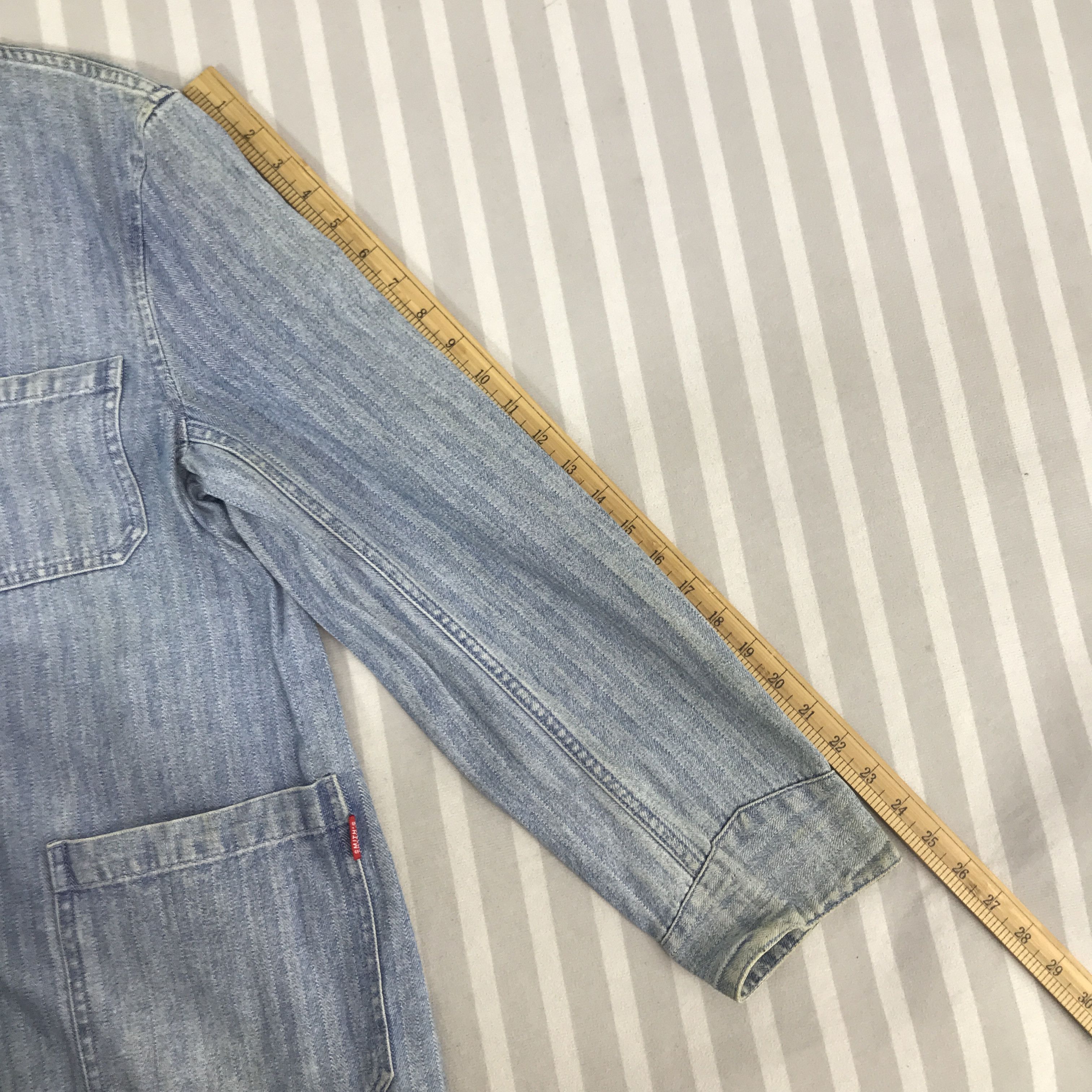 The Smiths Vintage Smith's Denim Blazer denim coat Jacket Size US M / EU 48-50 / 2 - 6 Thumbnail