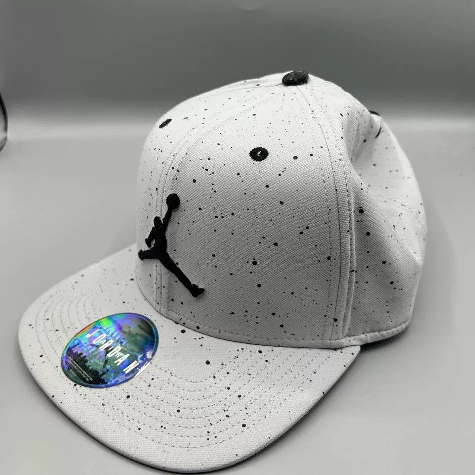 Jordan Brand Air Jordan Hat Men Speckled Print Nike Air Snap Back Cap Size ONE SIZE - 2 Thumbnail