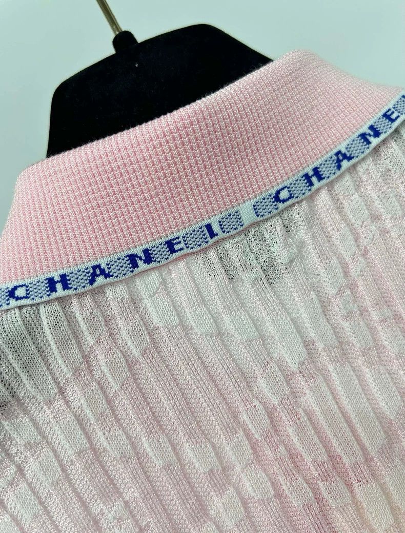 Chanel Chanel 24S pink knitted dress Size XXS / US 00 / IT 34 - 9 Thumbnail