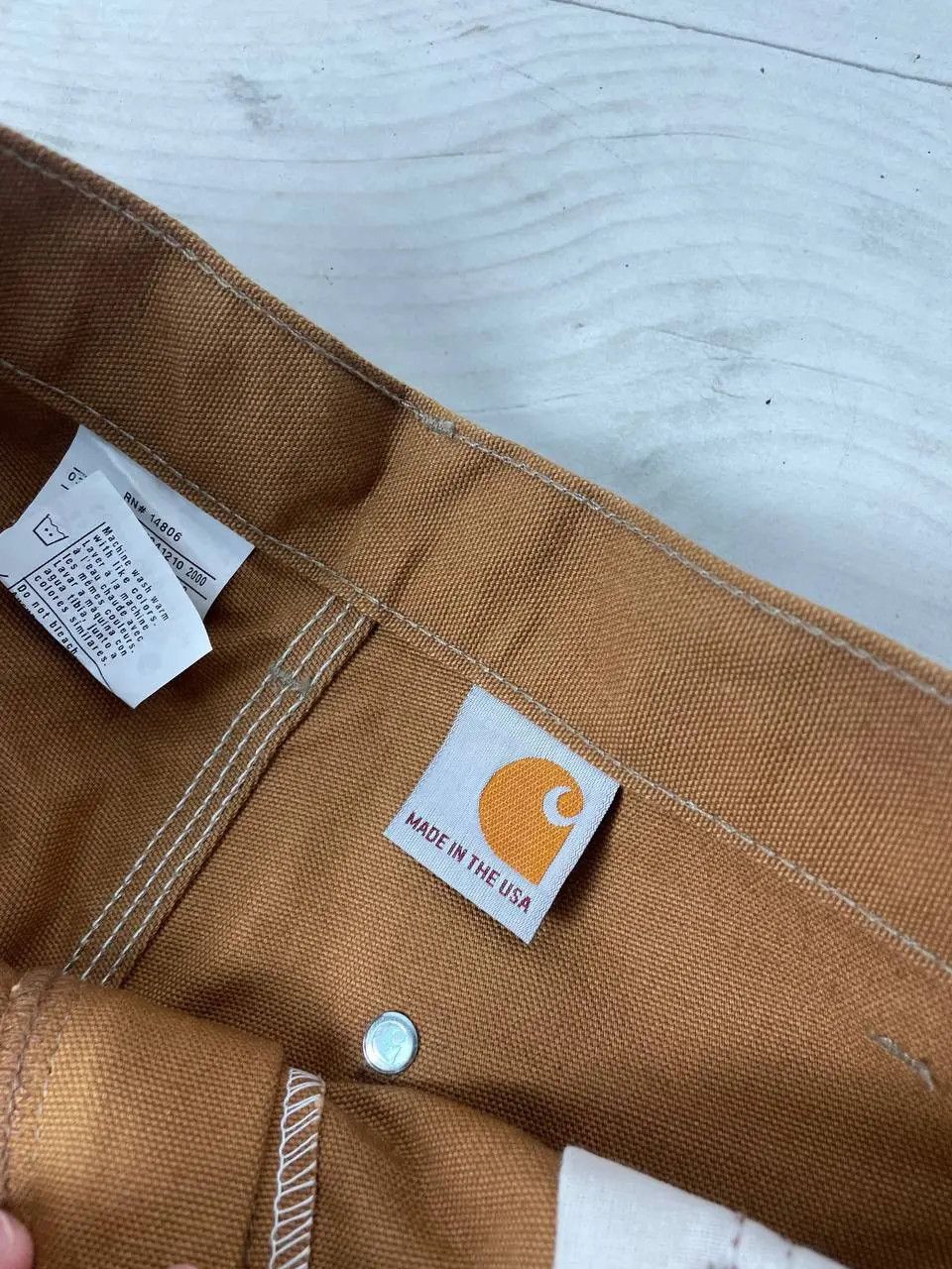 Carhartt Vintage Carhartt Double Knee Carpenter Pants 90s Distrissed Size US 34 / EU 50 - 13 Thumbnail