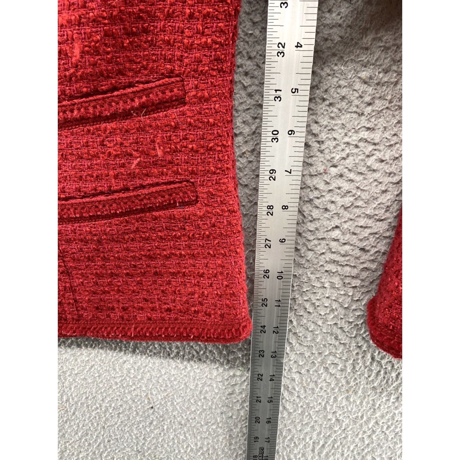 Pendleton Pendleton Blazer Jacket Women's Wool Blend Red Button Up Size 10 VTG 90s Wrapped in Color? Size L / US 10 / IT 46 - 7 Thumbnail