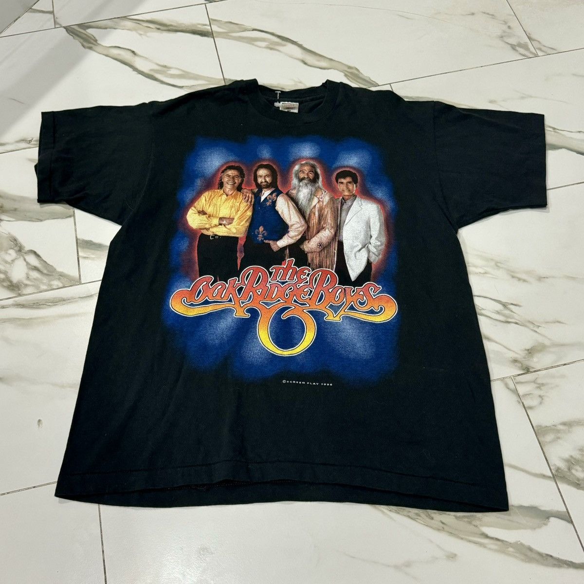 Band Tees × Vintage VINTAGE OAK RIDGE BOYS TOUR TEE! Size US XL / EU 56 / 4 - 2 Thumbnail
