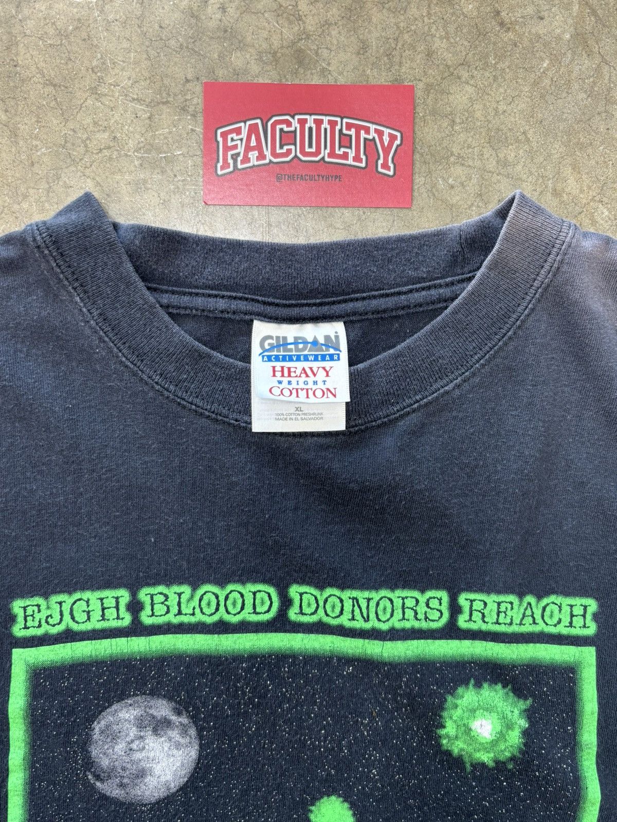 Vintage Vintage Blood Donor New Horizons Spooky Moon Tee XL Size US XL / EU 56 / 4 - 3 Thumbnail