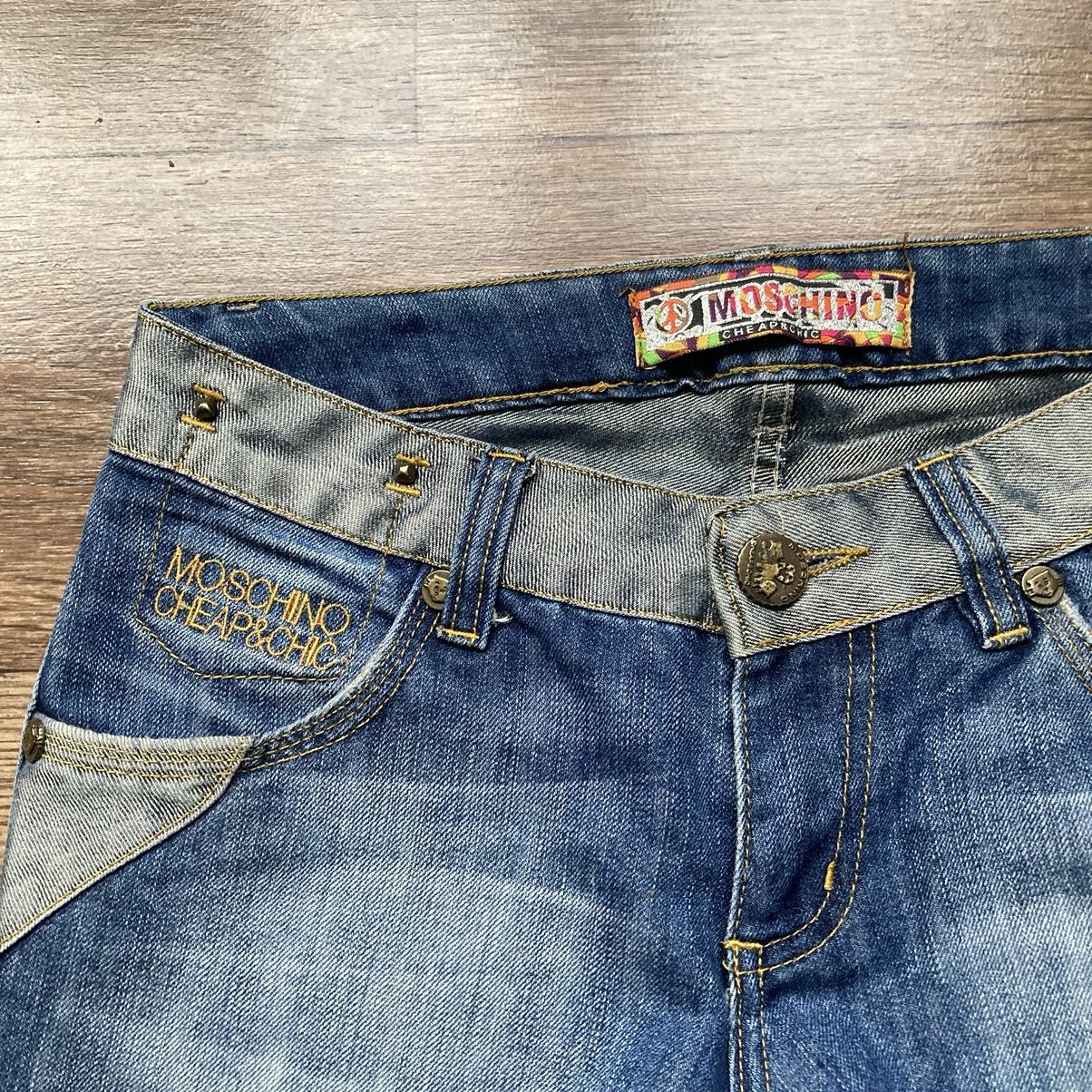 Moschino × Vintage Vintage Y2K Moschino Cheap & Chic 80’s Jeans Size 29" - 6 Thumbnail