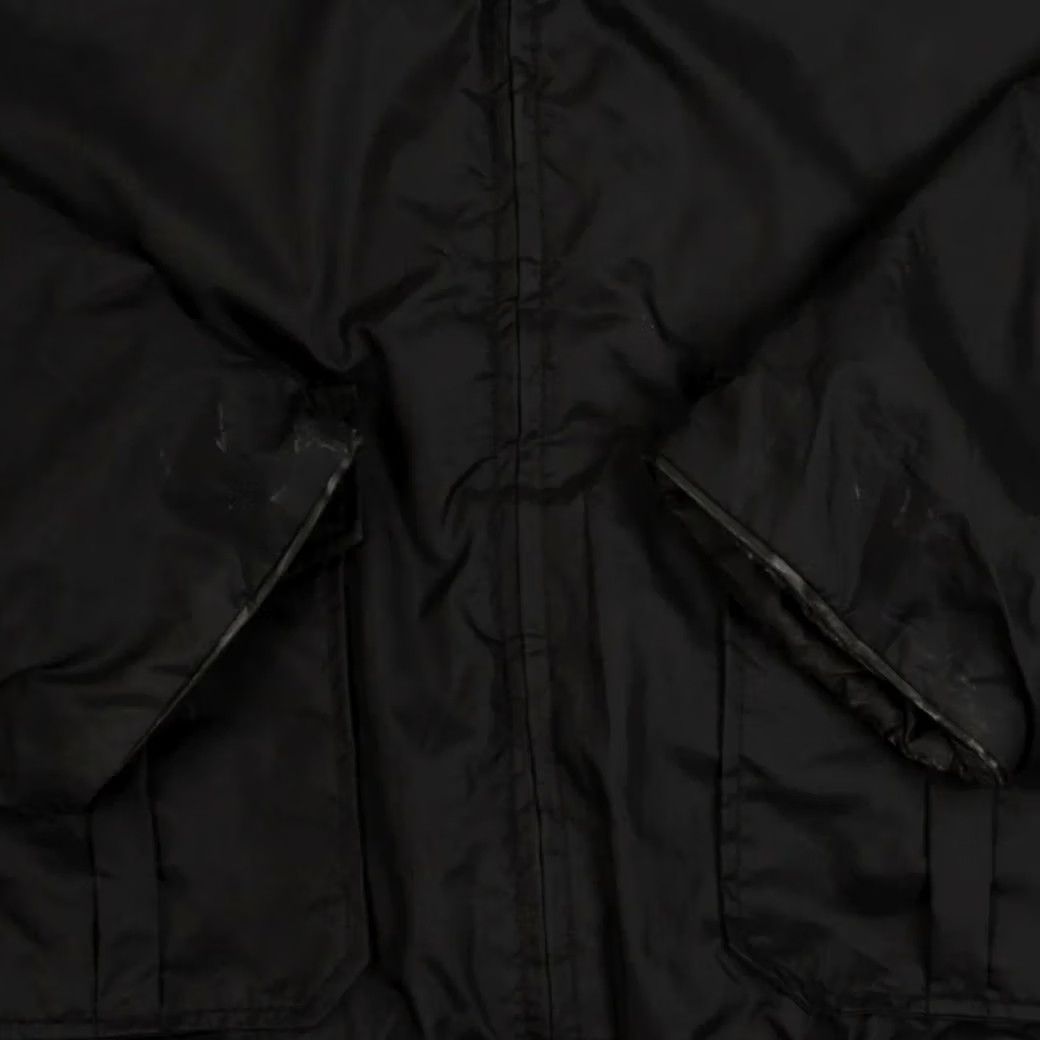 Vintage VINTAGE Sherpa Collared Full Zip Bomber Jacket 3XL Men's Black Workwear Size US XXL / EU 58 / 5 - 6 Thumbnail