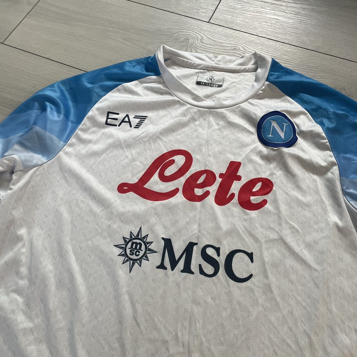 Pro Player Ea7 Napoli MSC LETE AMAZON shirt Jersey tee PRO FIFA Size US XXL / EU 58 / 5 - 2 Thumbnail