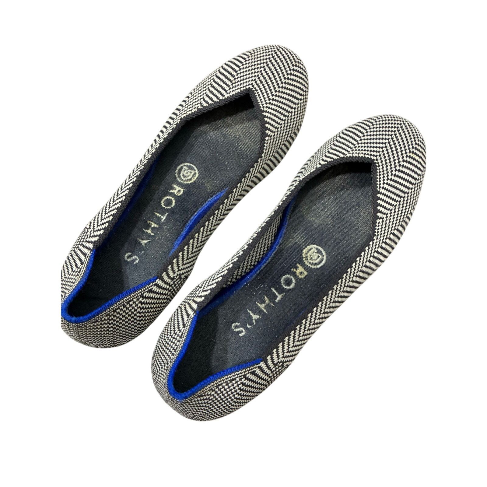 Other Rothy's Flannel Grey Herringbone Flats Washable Ballet 6 Size US 6 / IT 36 - 1 Thumbnail