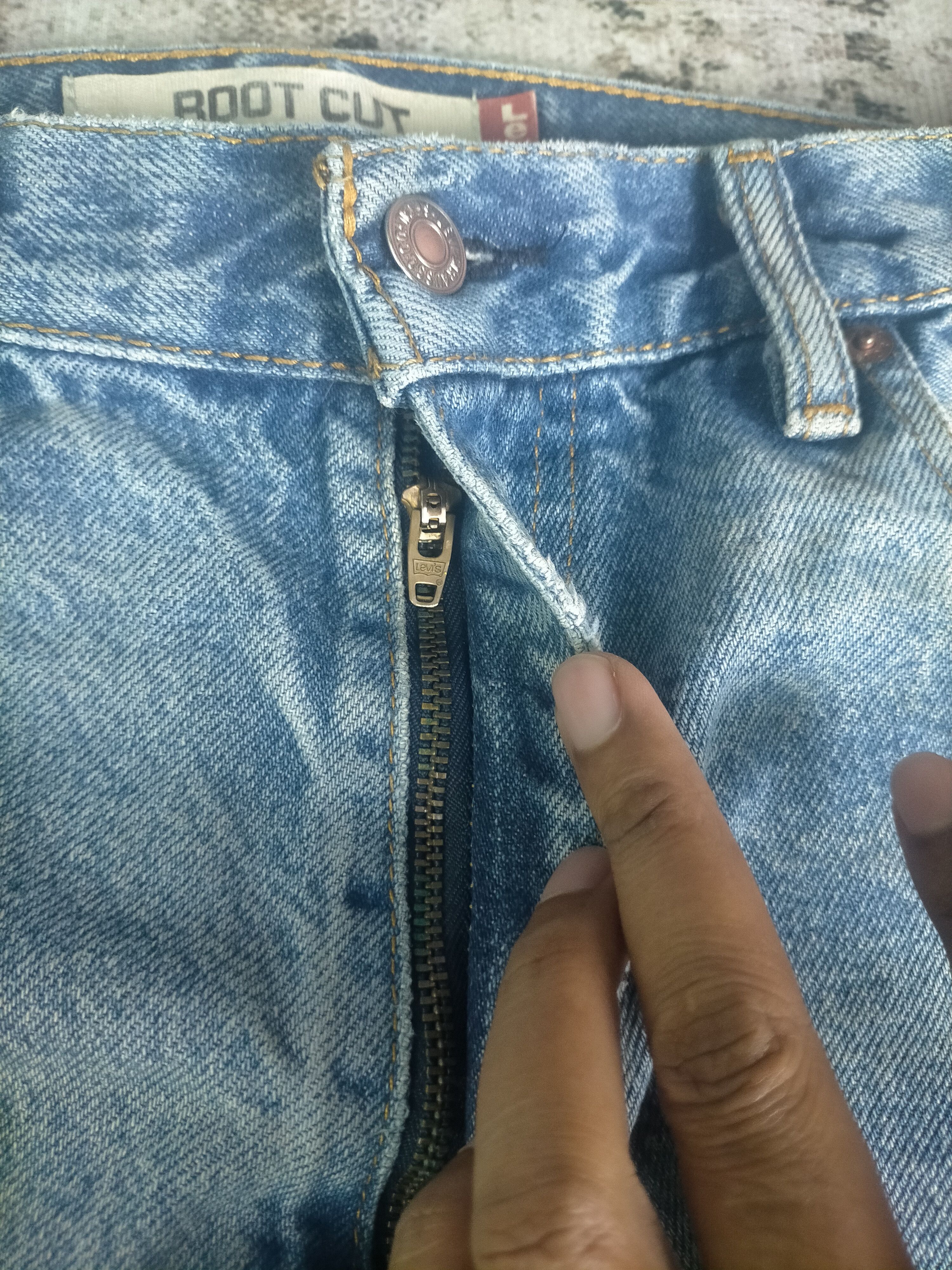 Levi's 🔥 Vintage Levis 517 Flared Ripped Dirty Distressed Jeans Size US 32 / EU 48 - 10 Thumbnail
