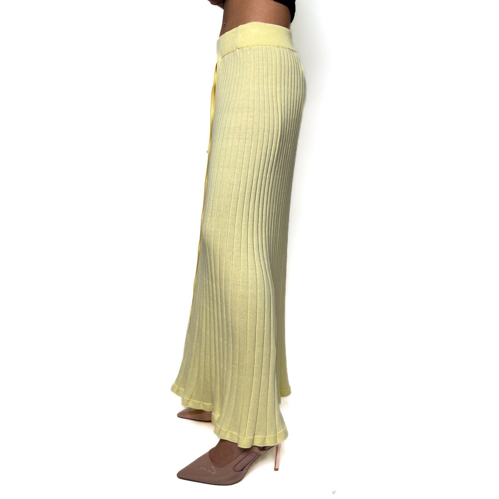Anna Quan Yellow Button Skirt Size 28" / US 6 / IT 42 - 5 Thumbnail