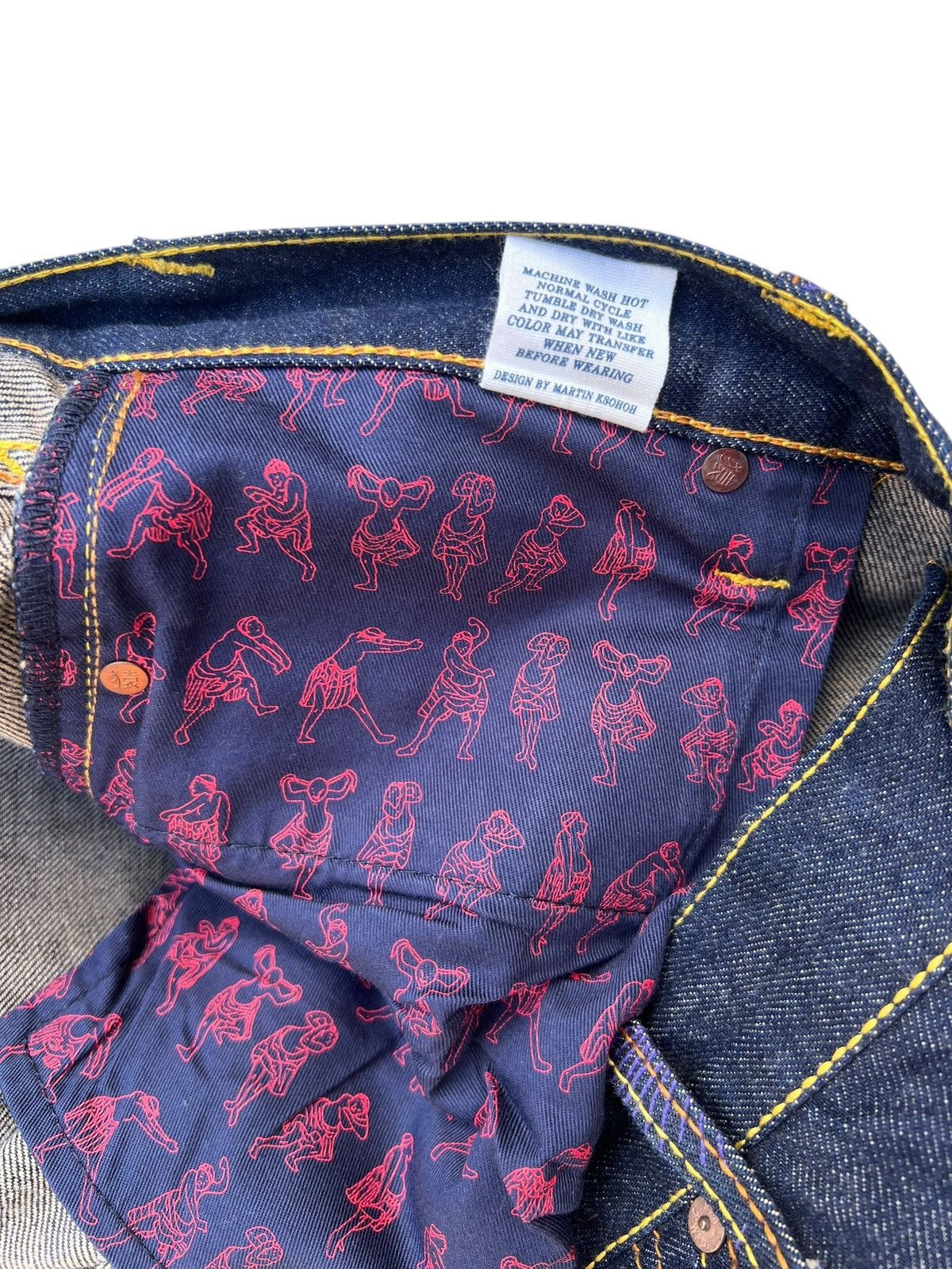 RMC Jeans RMC Martin Ksohoh Blue Denim Selvedge Jeans Loose Size US 36 / EU 52 - 23 Thumbnail