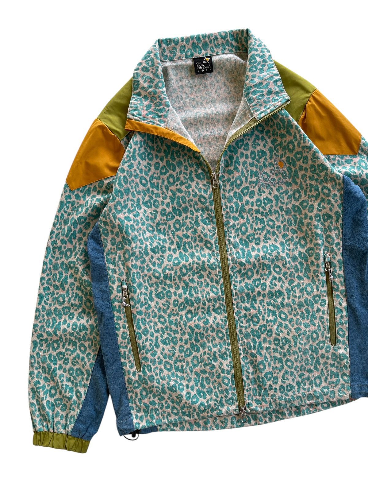 go slow caravan Go Slow Caravan Leopard Full Zipper Jacket Size US M / EU 48-50 / 2 - 6 Thumbnail
