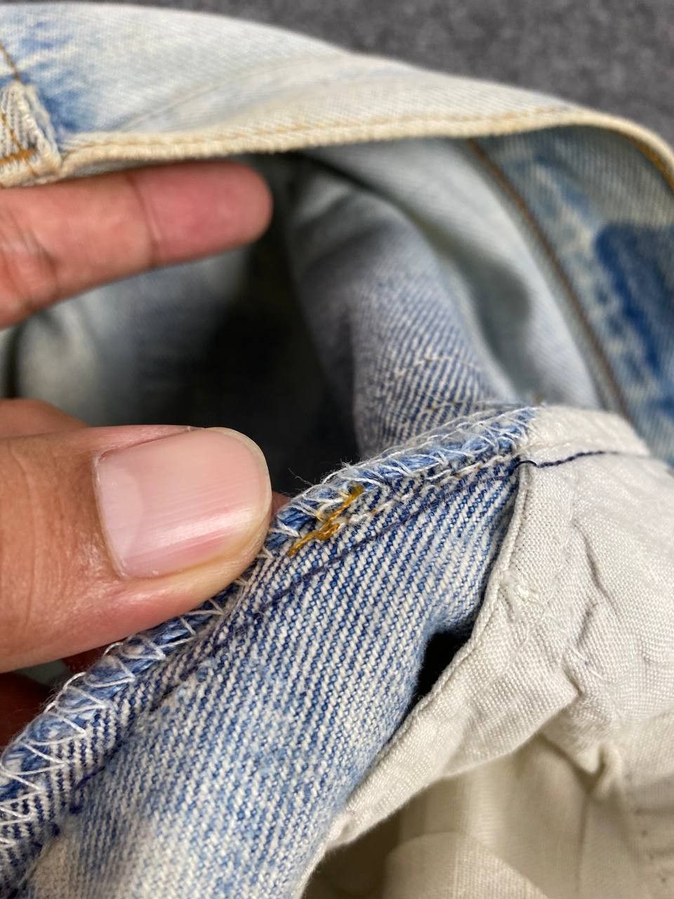 Levi's vintage levis 501 acid wash distressed denim nice design Size US 34 / EU 50 - 17 Thumbnail