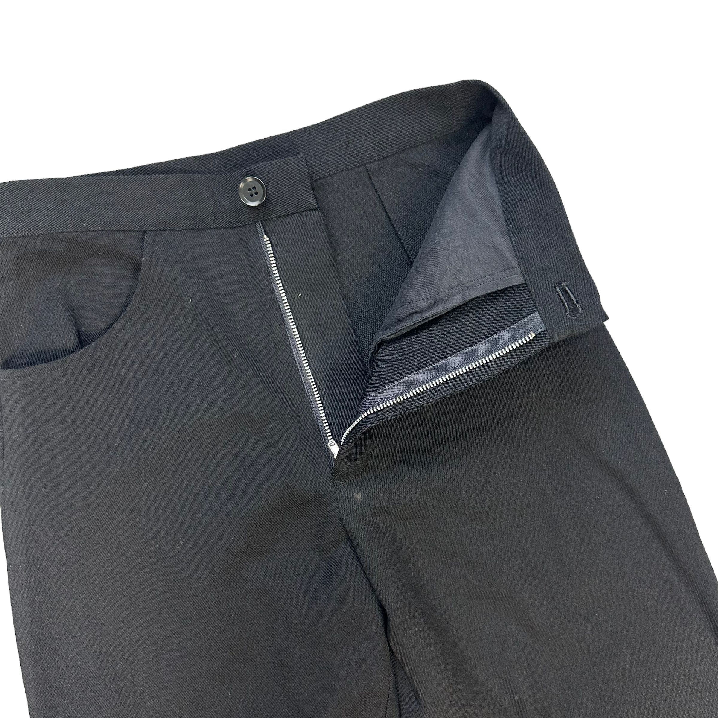 Yohji Yamamoto VINTAGE YOHJI YAMAMOTO 2002 AW WOOL TROUSERS #7623-158 Size US 27 - 3 Thumbnail