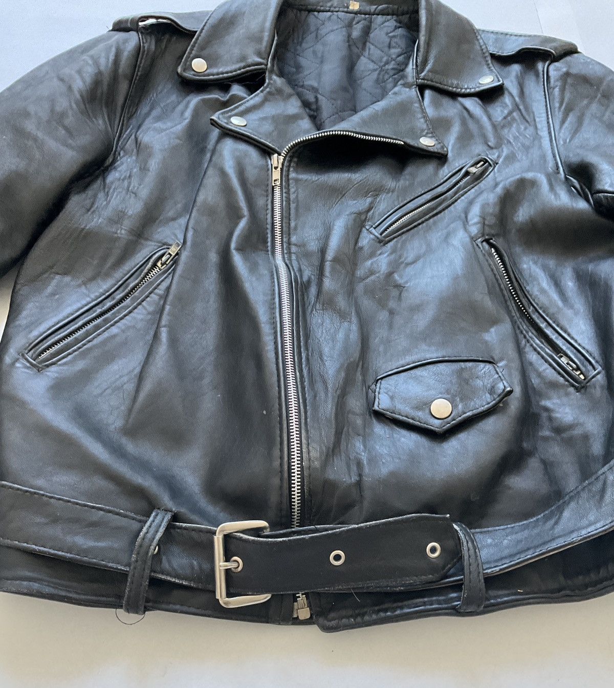 Vintage Vintage black leather Perfecto Size US L / EU 52-54 / 3 - 3 Thumbnail