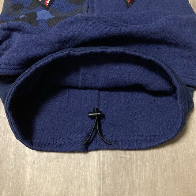 Bape BAPE SHARK FACE MASK Neck Warmer Blue Camo a bathing ape Size ONE SIZE - 6 Thumbnail
