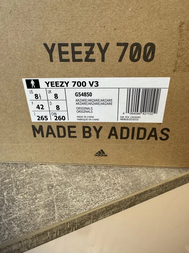 Adidas Adidas Yeezy 700 V3 Arzareth Sneakers Men’s 41 EUR / US 8 Size US 8 / EU 41 - 6 Thumbnail