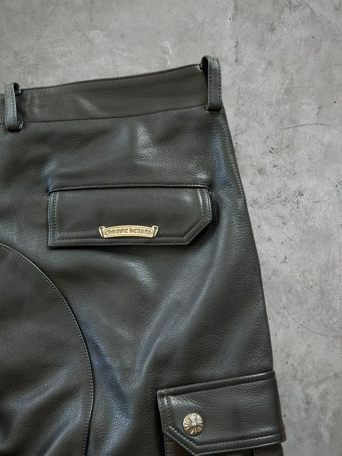 Chrome Hearts Chrome Hearts Leather Cargo Pants Size US 36 / EU 52 - 9 Thumbnail