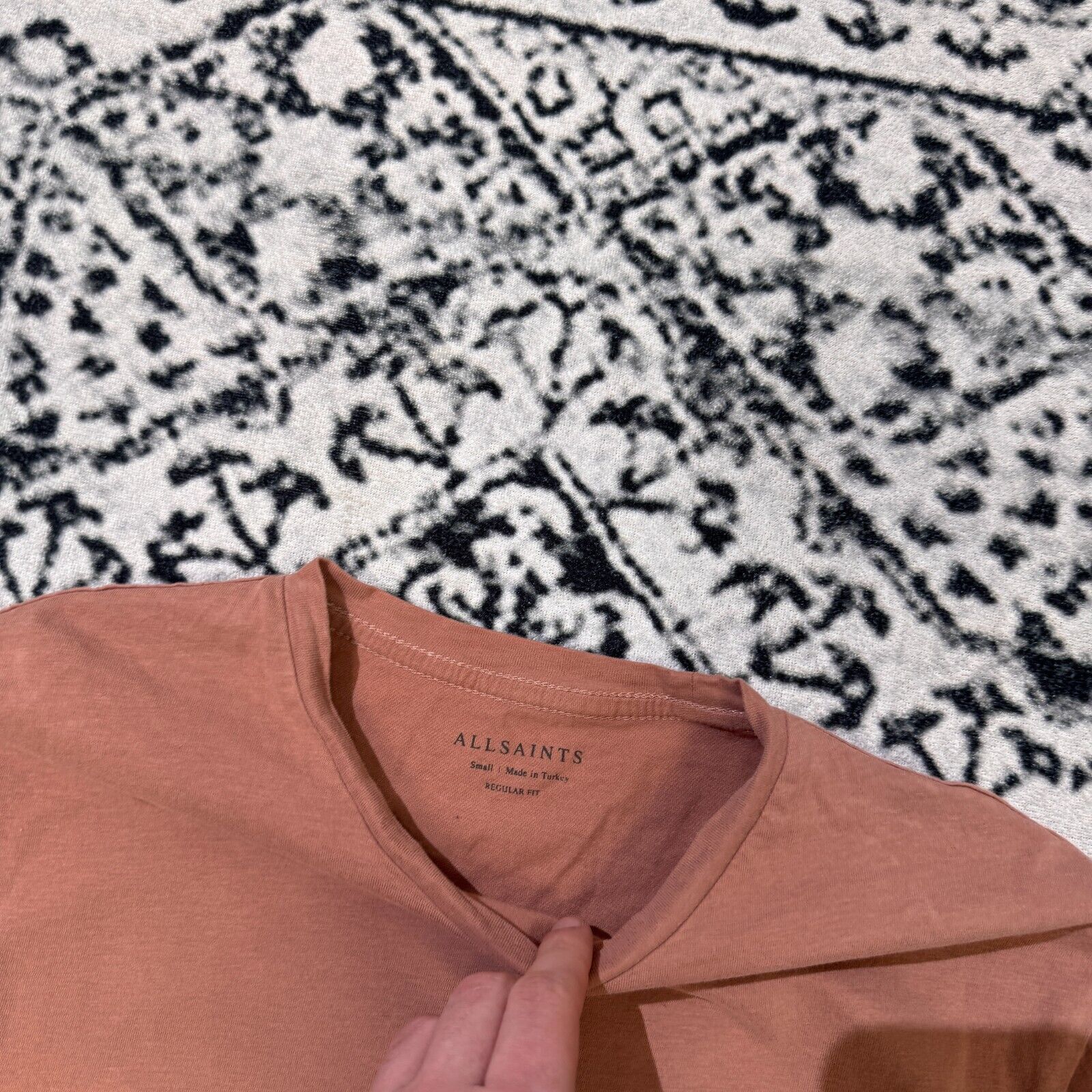 Allsaints × Vintage Vintage All Saints Unisex Rust Cotton T-Shirt Size S Y2K 90s Size US S / EU 44-46 / 1 - 6 Thumbnail