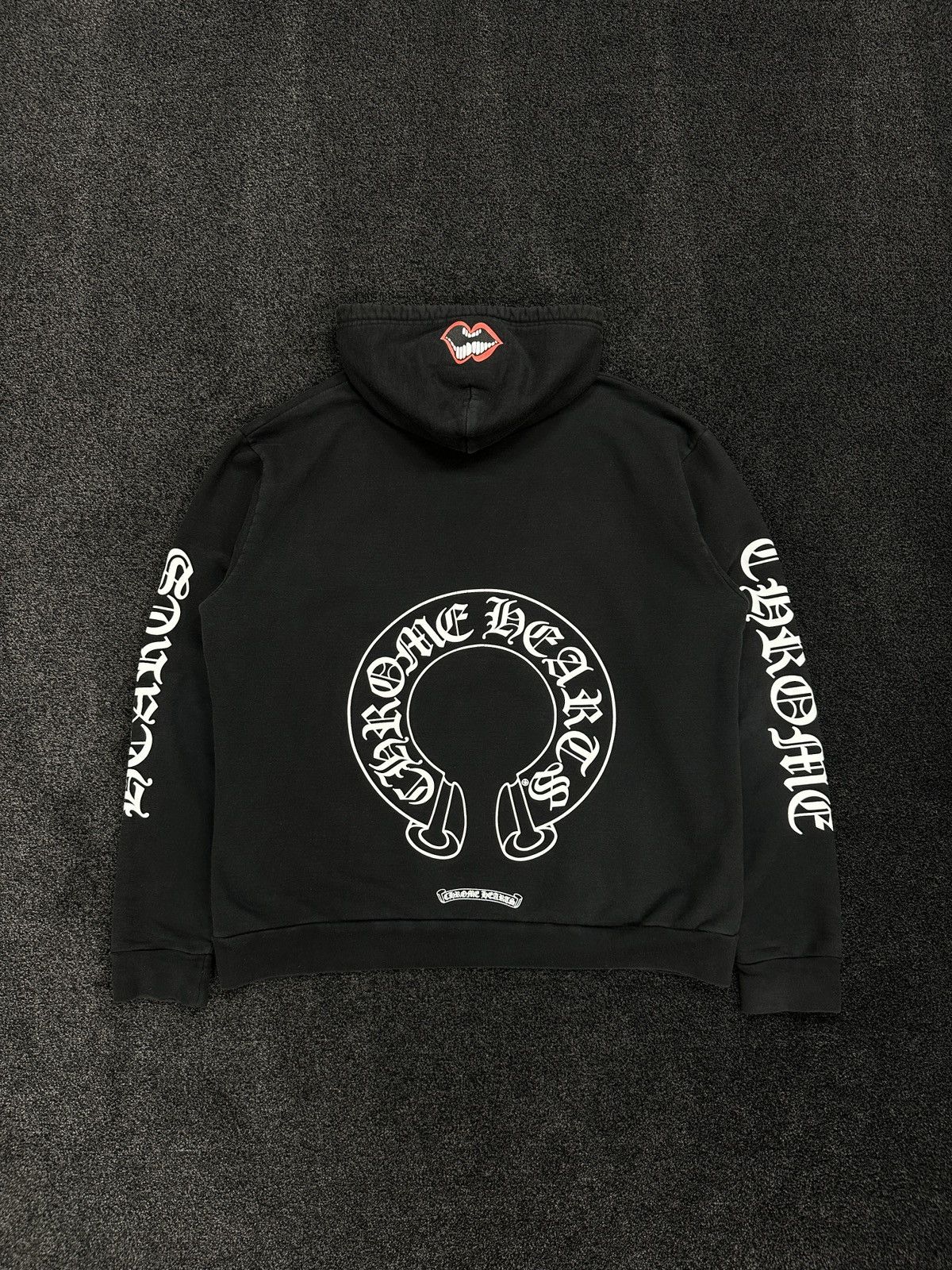 Chrome Hearts Chrome Hearts Matty Boy Horseshoe Lips Hoodie Black Medium Size US M / EU 48-50 / 2 - 1 Thumbnail