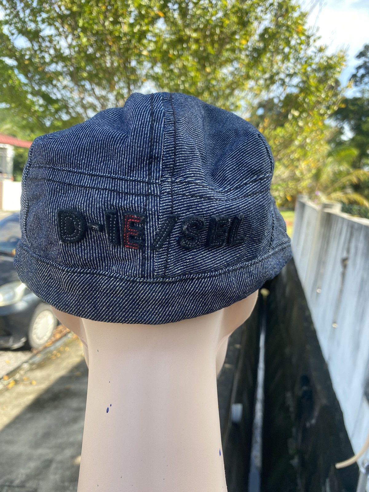 Diesel Vintage Diesel Denim Hat Size ONE SIZE - 4 Thumbnail