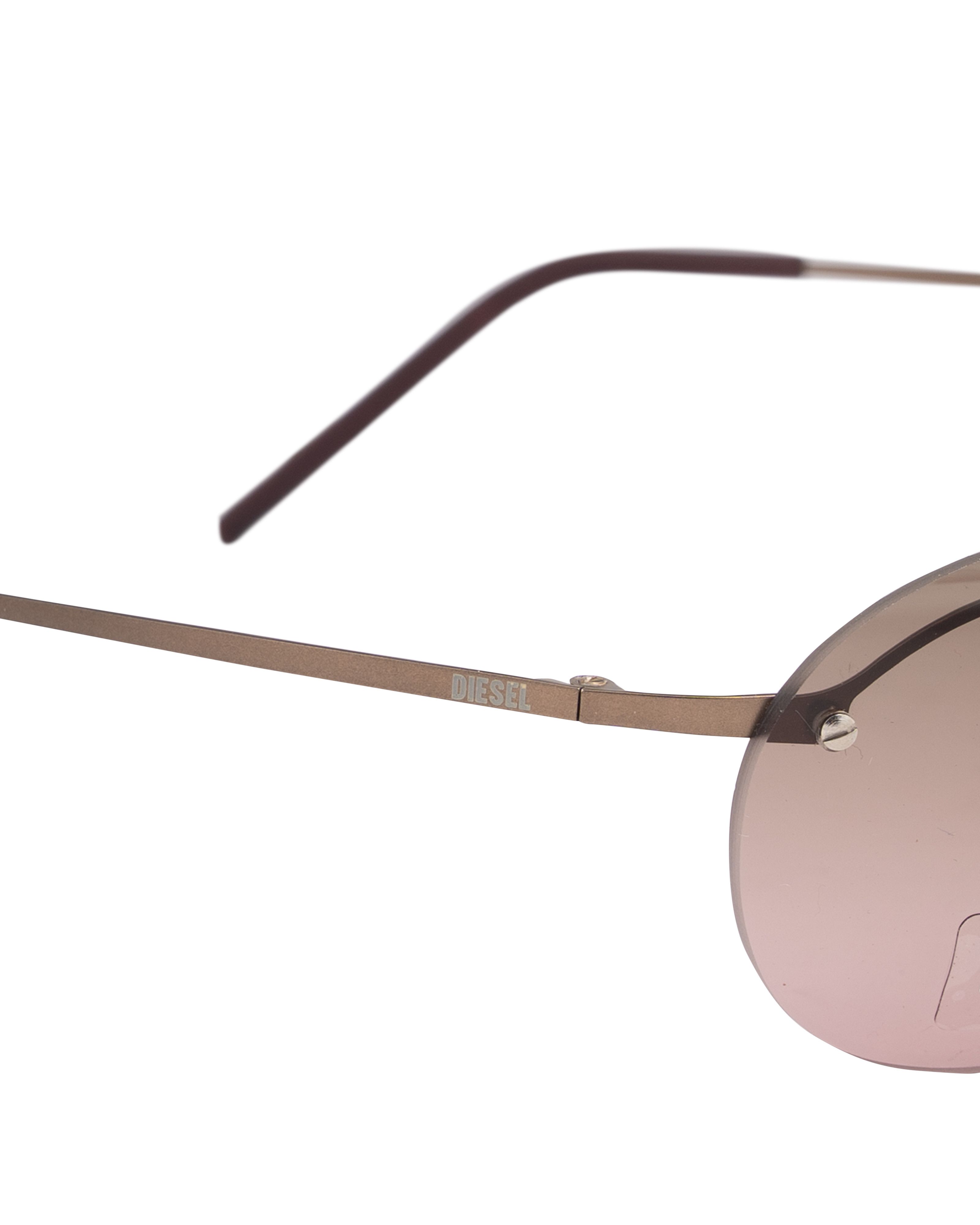 Diesel Diesel '90s Light Black Oval Rimless Sunglasses Size ONE SIZE - 2 Thumbnail